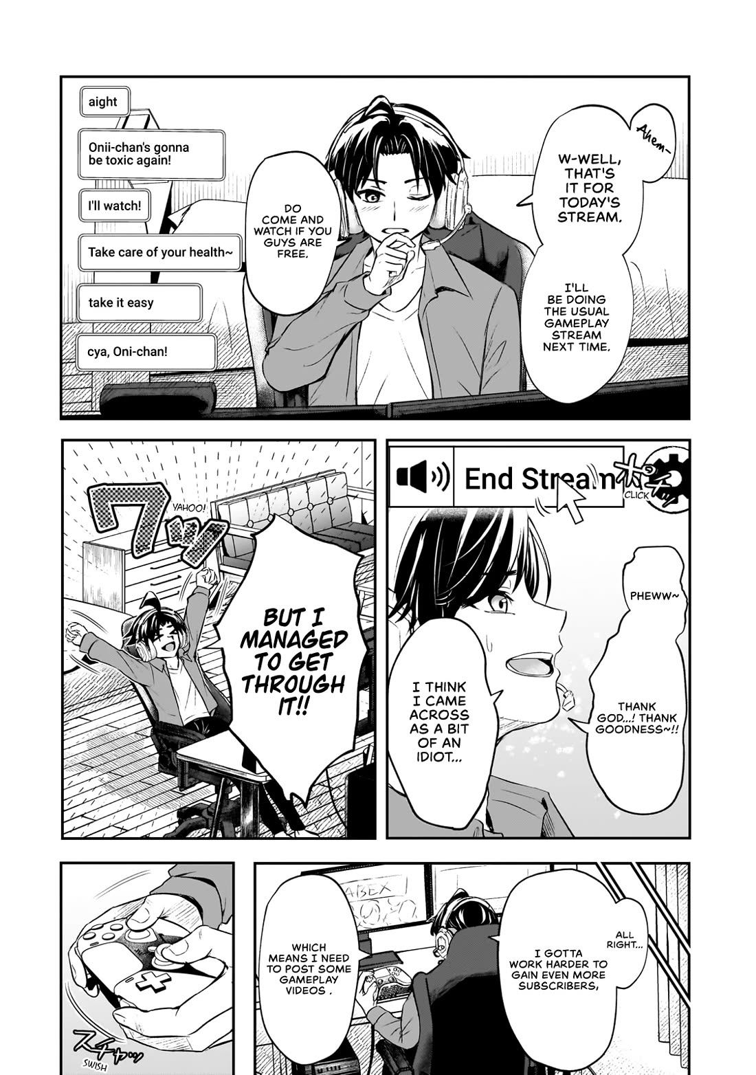 A Toxic 20-Year-Old Game Streamer Accidentally Reveals His Nice Personality Because He Forgot to End the Stream chapter 1 page 41