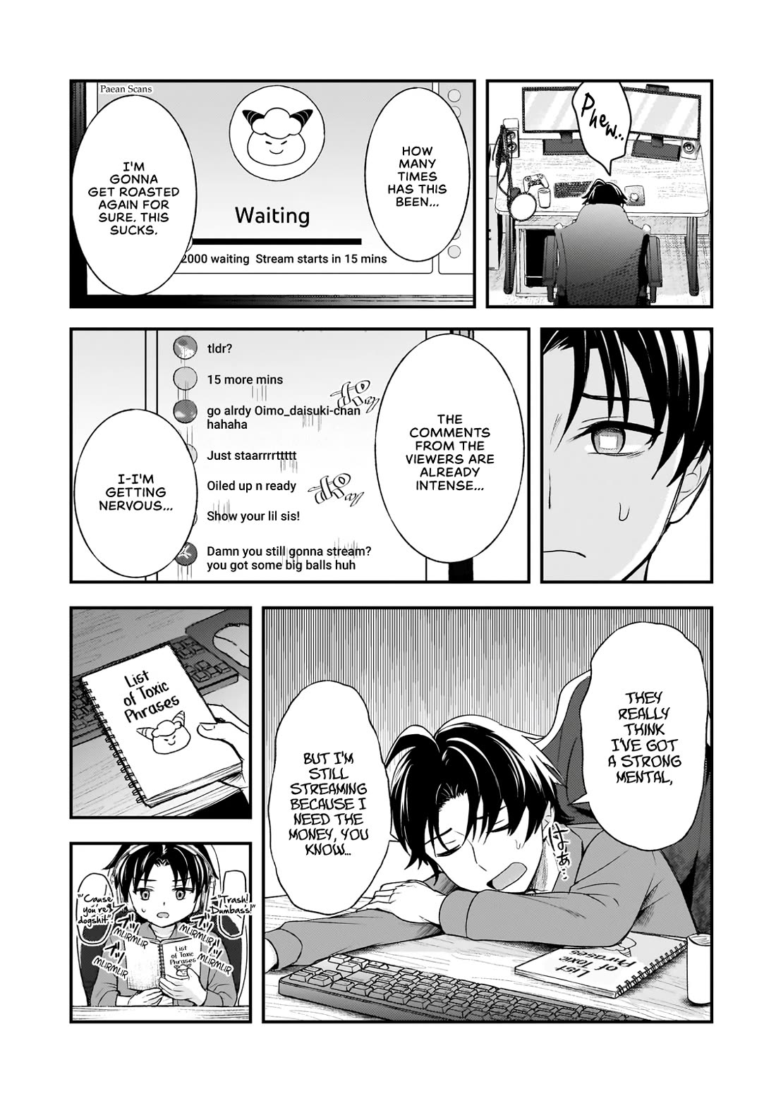 A Toxic 20-Year-Old Game Streamer Accidentally Reveals His Nice Personality Because He Forgot to End the Stream chapter 6.1 page 14