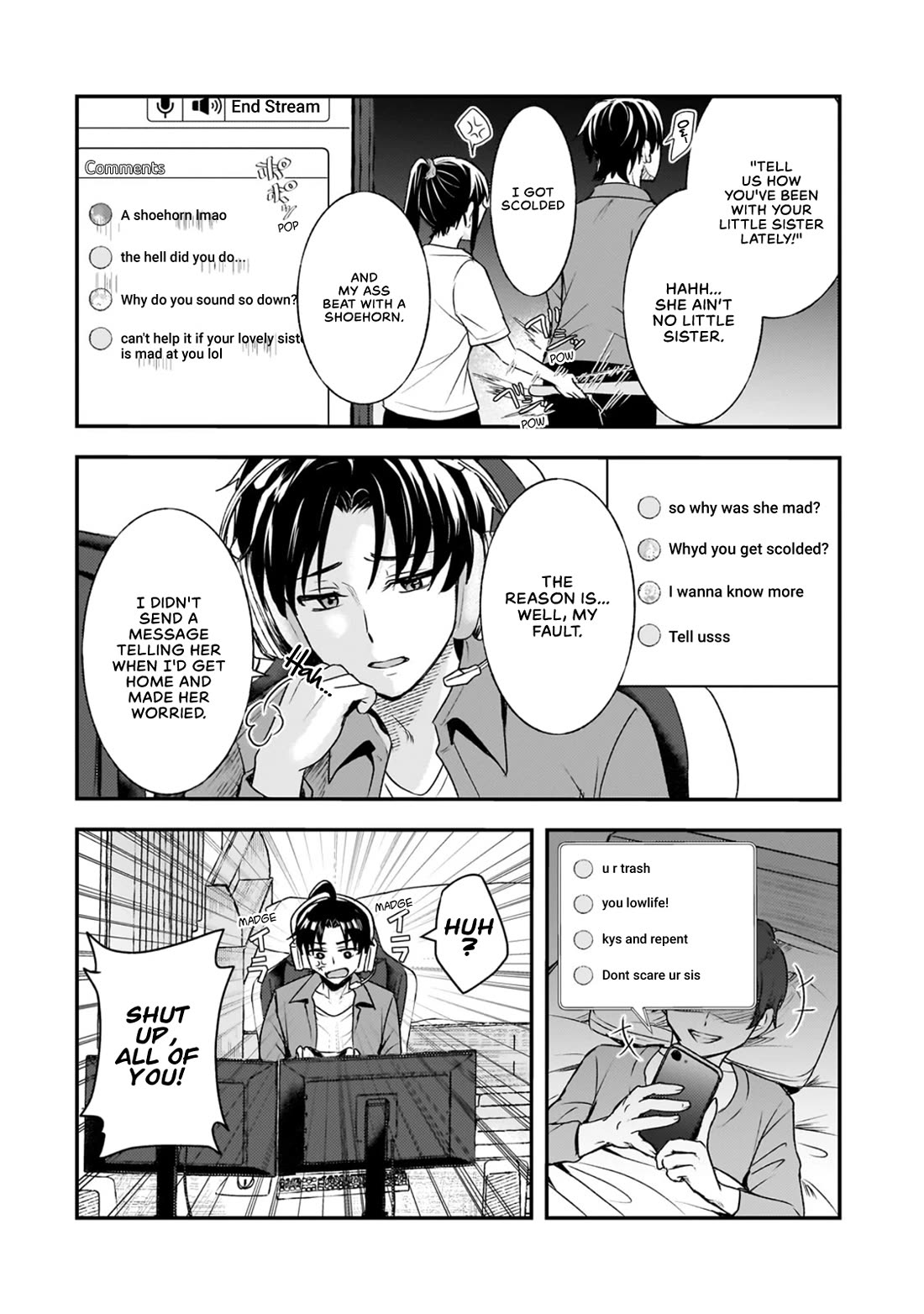 A Toxic 20-Year-Old Game Streamer Accidentally Reveals His Nice Personality Because He Forgot to End the Stream chapter 6.2 page 2