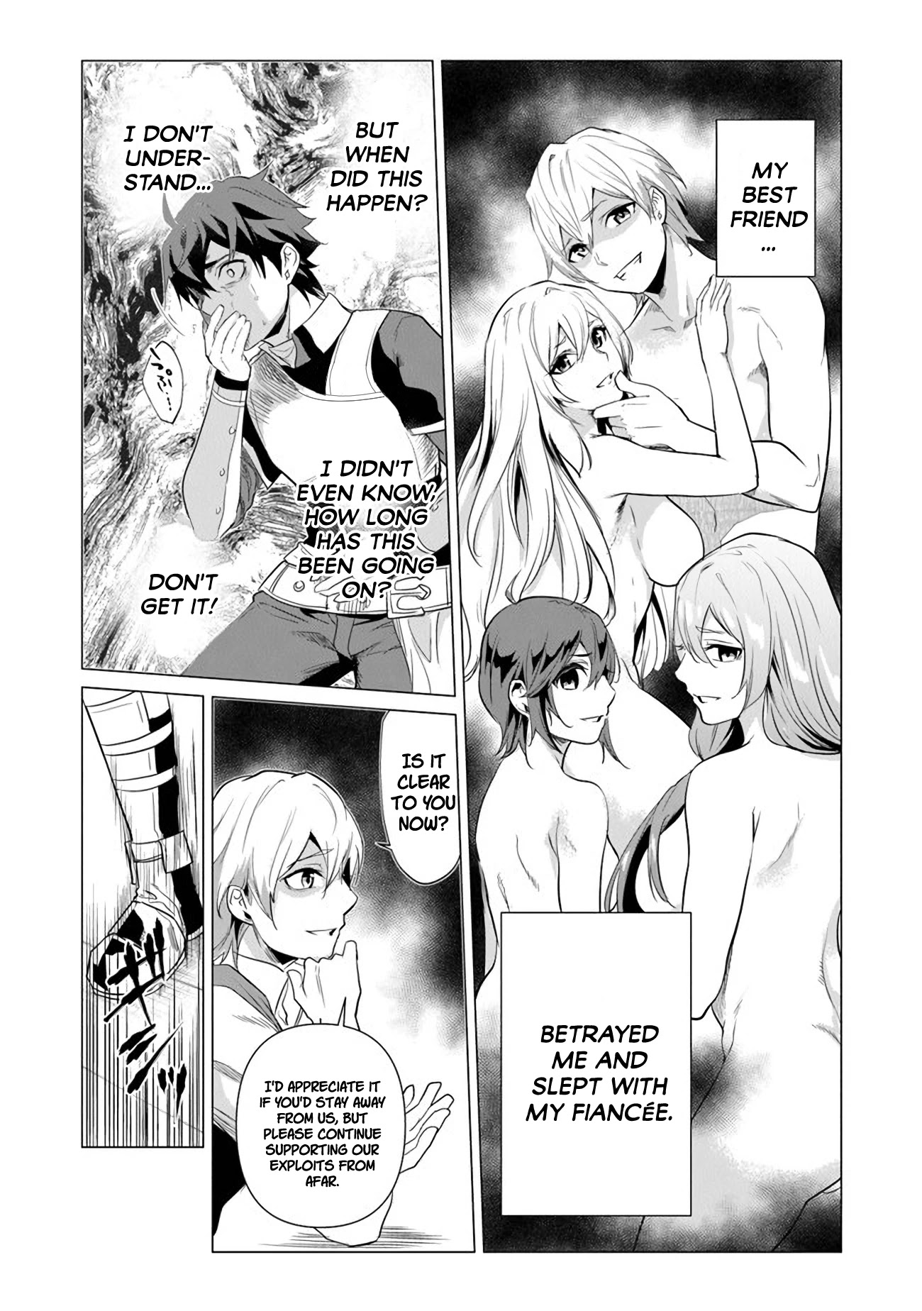 A Warrior Exiled by the Hero and His Lover chapter 1 page 7