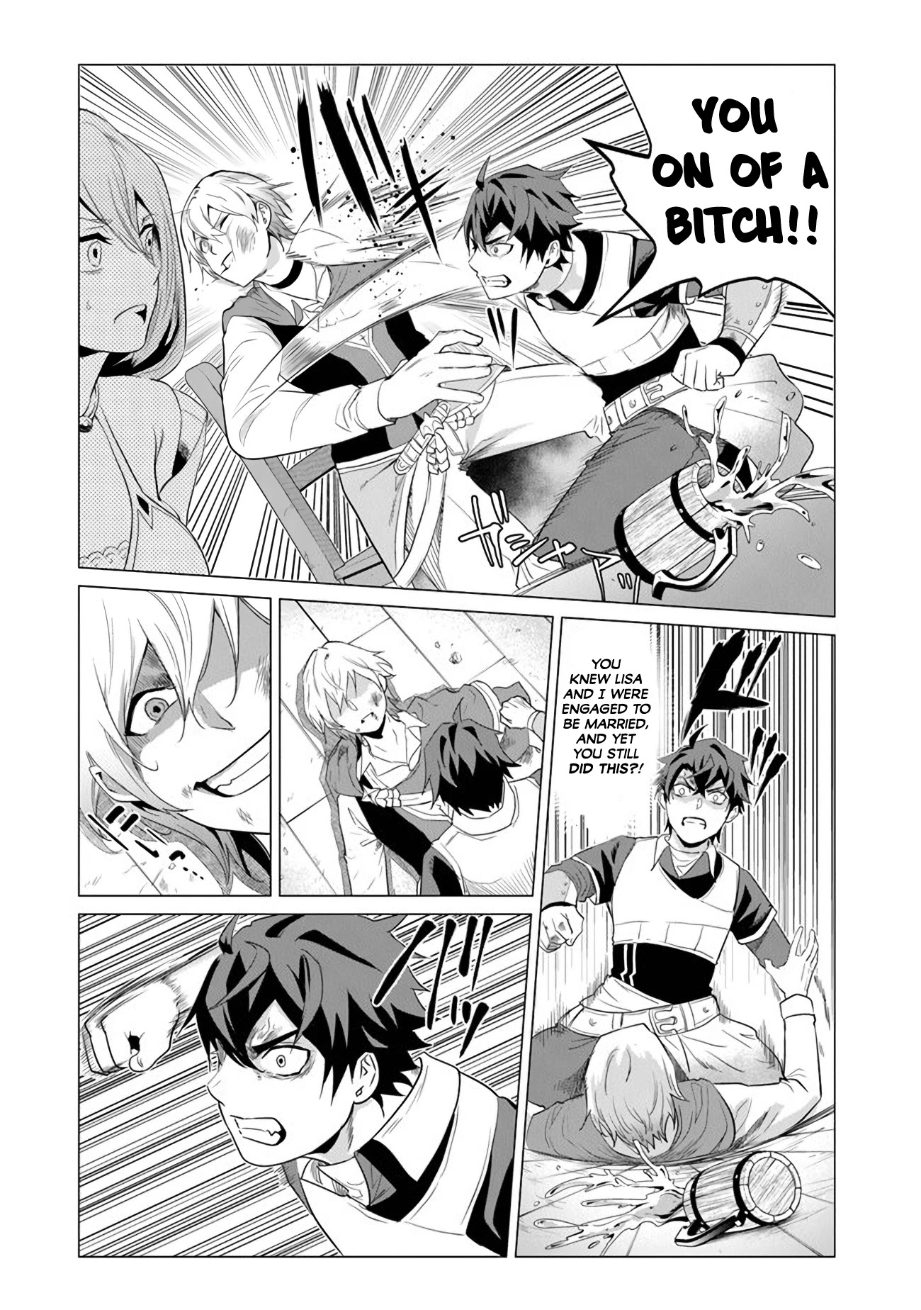 A Warrior Exiled by the Hero and His Lover chapter 1 page 8