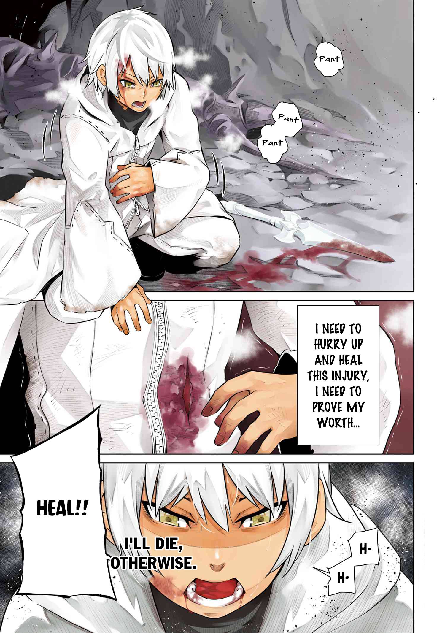 A White Mage Who Was Exiled After Being Handed A Knife In An Sss Rank Dungeon. Due To The Curse Of Yggdrasil, He Overcame His Weak Point, Lack Of Magical Power, And Became The Strongest In The World. chapter 1 page 2