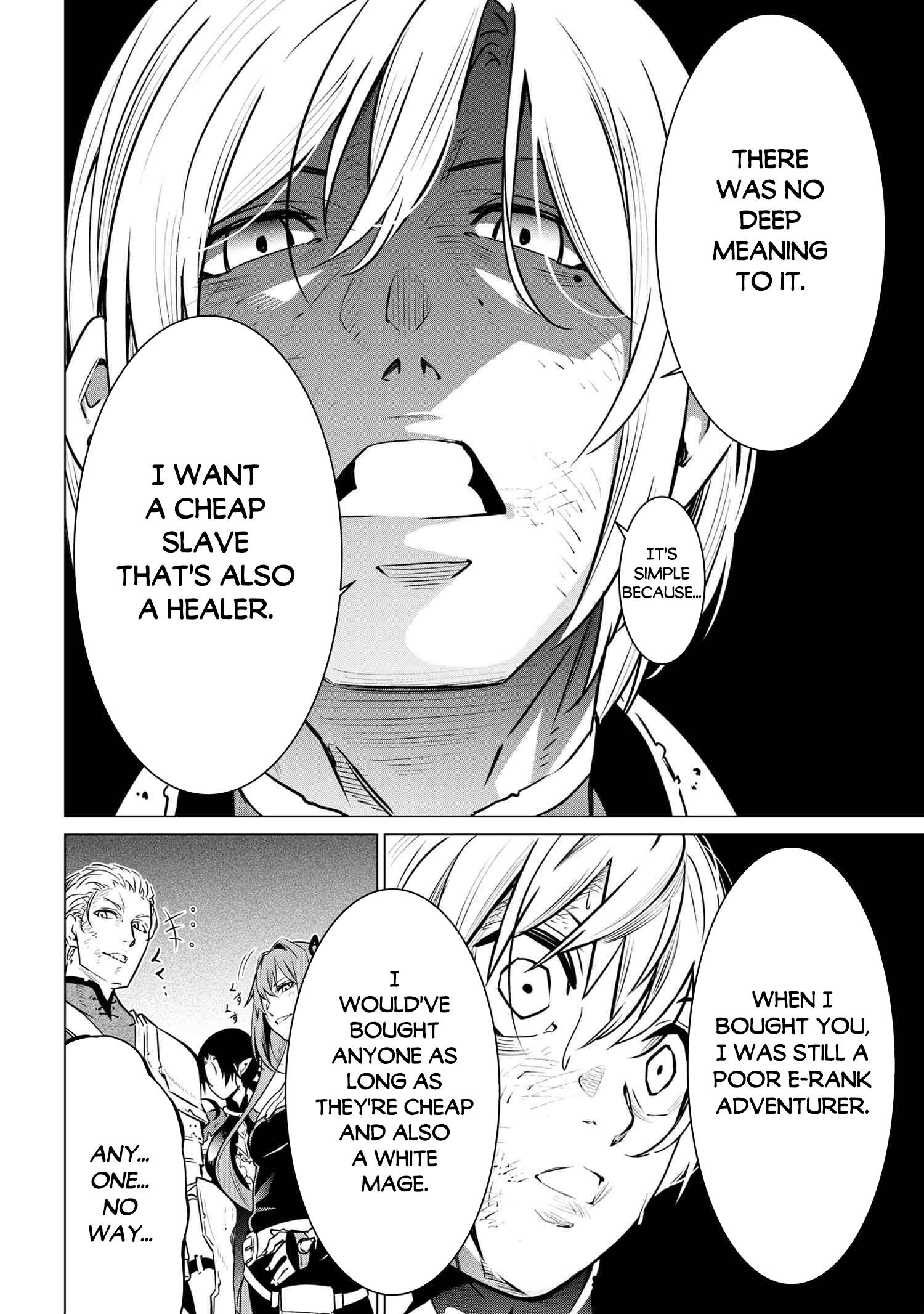 A White Mage Who Was Exiled After Being Handed A Knife In An Sss Rank Dungeon. Due To The Curse Of Yggdrasil, He Overcame His Weak Point, Lack Of Magical Power, And Became The Strongest In The World. chapter 1 page 35