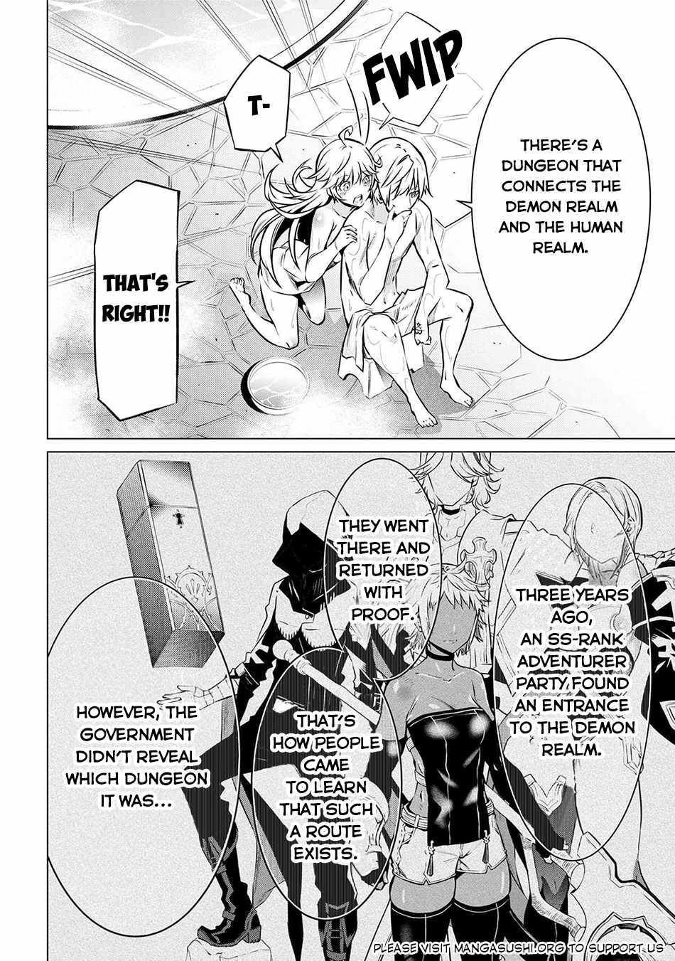 A White Mage Who Was Exiled After Being Handed A Knife In An Sss Rank Dungeon. Due To The Curse Of Yggdrasil, He Overcame His Weak Point, Lack Of Magical Power, And Became The Strongest In The World. chapter 10.1 page 12