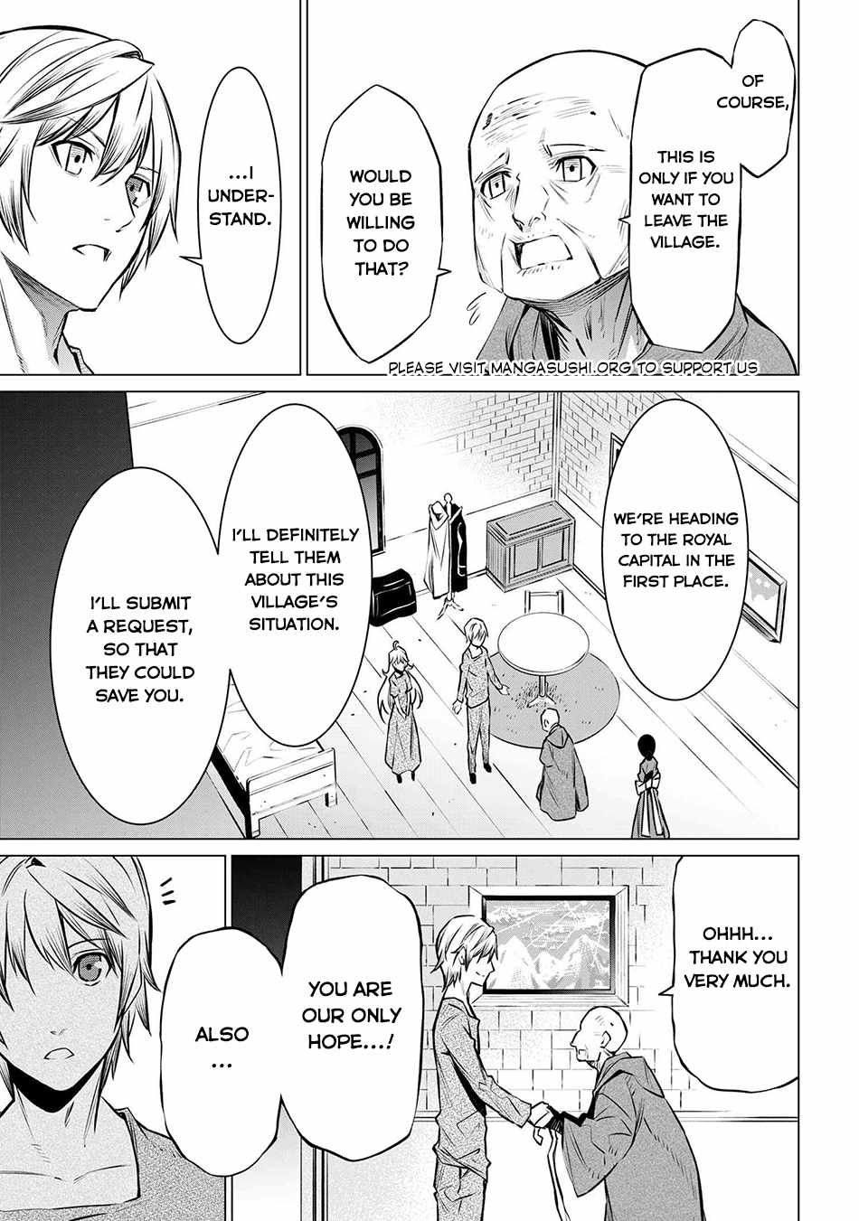 A White Mage Who Was Exiled After Being Handed A Knife In An Sss Rank Dungeon. Due To The Curse Of Yggdrasil, He Overcame His Weak Point, Lack Of Magical Power, And Became The Strongest In The World. chapter 10.1 page 17