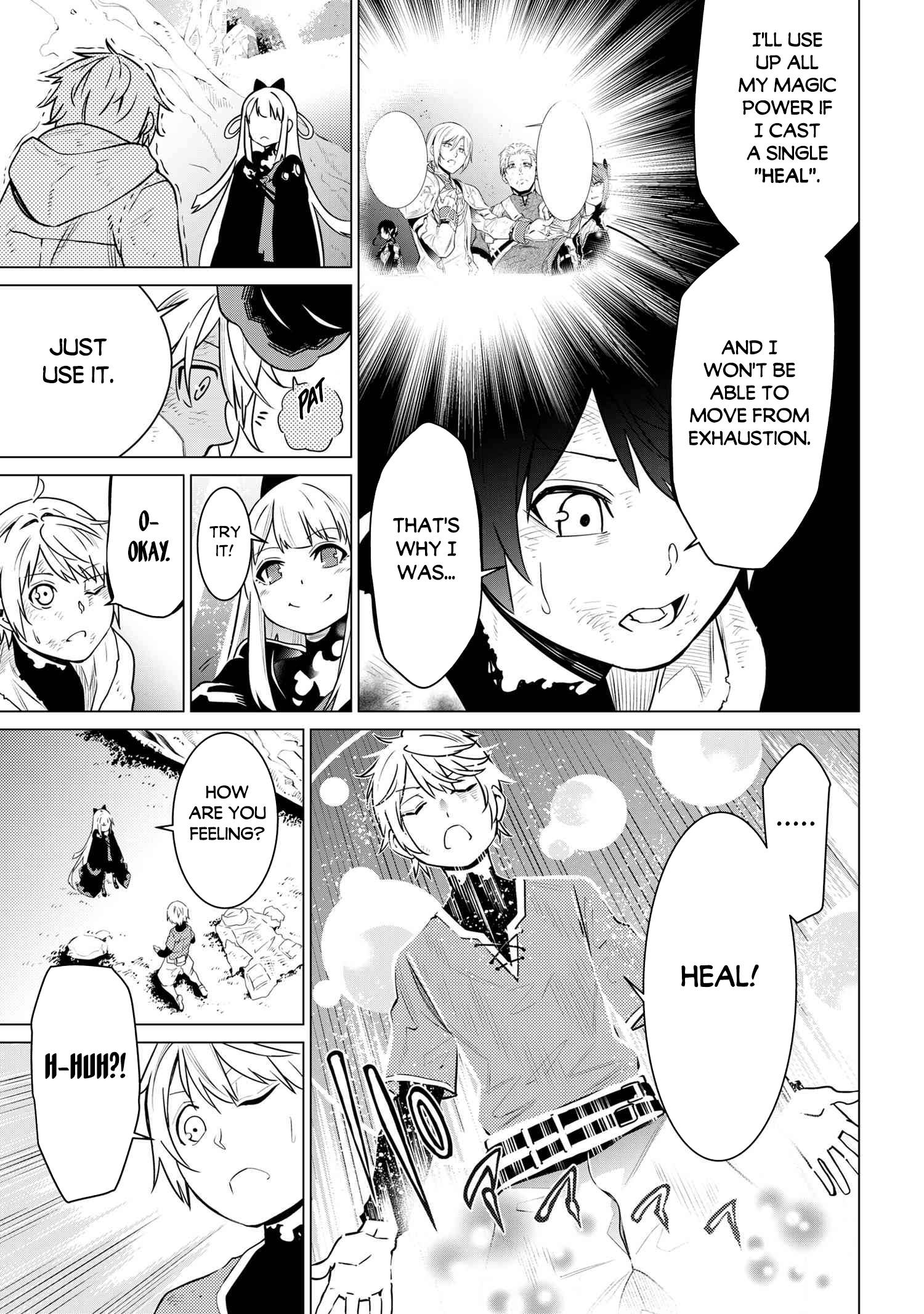 A White Mage Who Was Exiled After Being Handed A Knife In An Sss Rank Dungeon. Due To The Curse Of Yggdrasil, He Overcame His Weak Point, Lack Of Magical Power, And Became The Strongest In The World. chapter 2.1 page 4