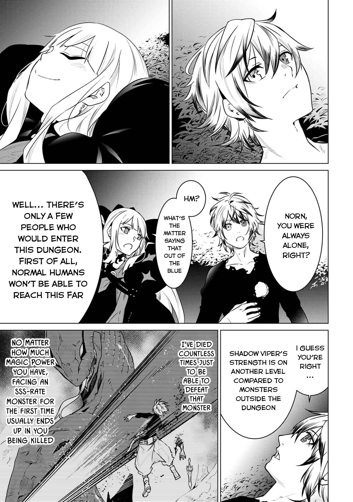 A White Mage Who Was Exiled After Being Handed A Knife In An Sss Rank Dungeon. Due To The Curse Of Yggdrasil, He Overcame His Weak Point, Lack Of Magical Power, And Became The Strongest In The World. chapter 2.2 page 19