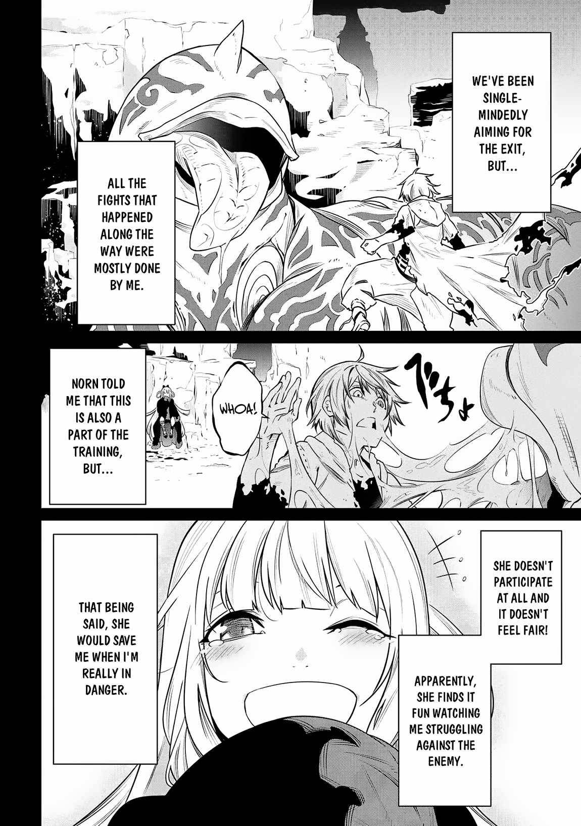 A White Mage Who Was Exiled After Being Handed A Knife In An Sss Rank Dungeon. Due To The Curse Of Yggdrasil, He Overcame His Weak Point, Lack Of Magical Power, And Became The Strongest In The World. chapter 3.1 page 10