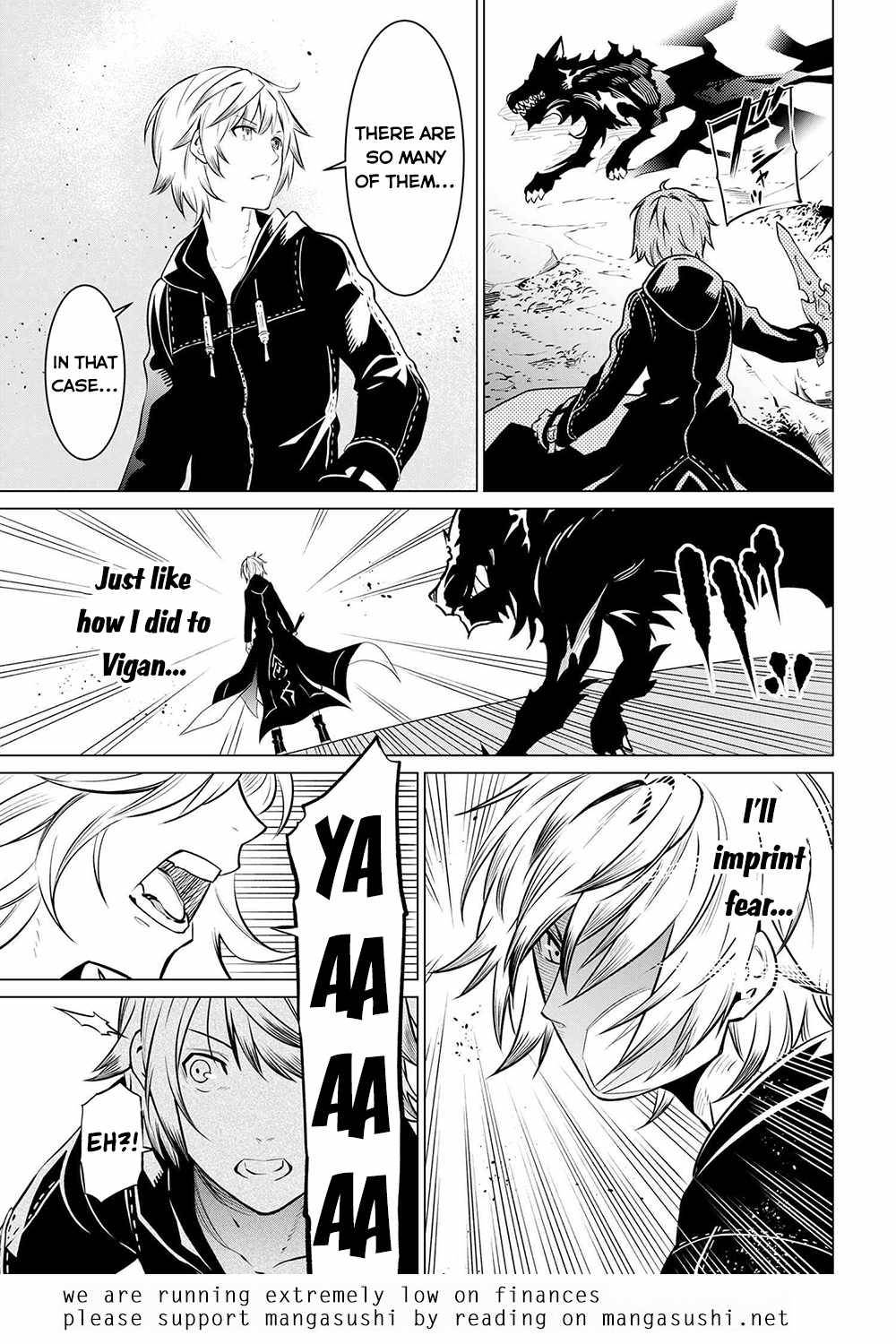 A White Mage Who Was Exiled After Being Handed A Knife In An Sss Rank Dungeon. Due To The Curse Of Yggdrasil, He Overcame His Weak Point, Lack Of Magical Power, And Became The Strongest In The World. chapter 5.1 page 20