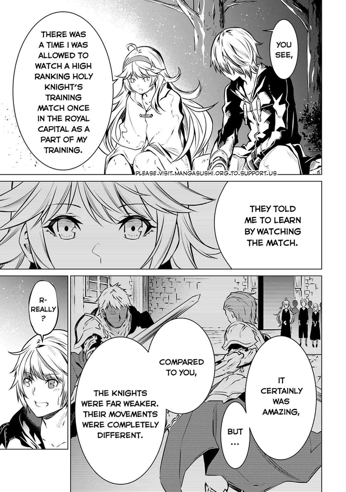 A White Mage Who Was Exiled After Being Handed A Knife In An Sss Rank Dungeon. Due To The Curse Of Yggdrasil, He Overcame His Weak Point, Lack Of Magical Power, And Became The Strongest In The World. chapter 5.2 page 20