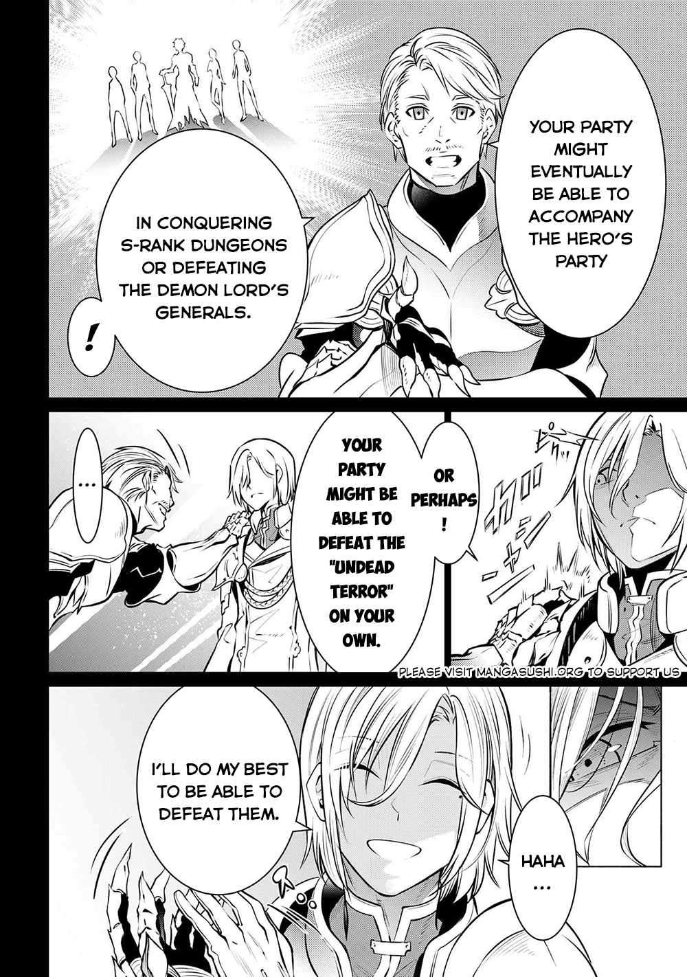 A White Mage Who Was Exiled After Being Handed A Knife In An Sss Rank Dungeon. Due To The Curse Of Yggdrasil, He Overcame His Weak Point, Lack Of Magical Power, And Became The Strongest In The World. chapter 6.1 page 13