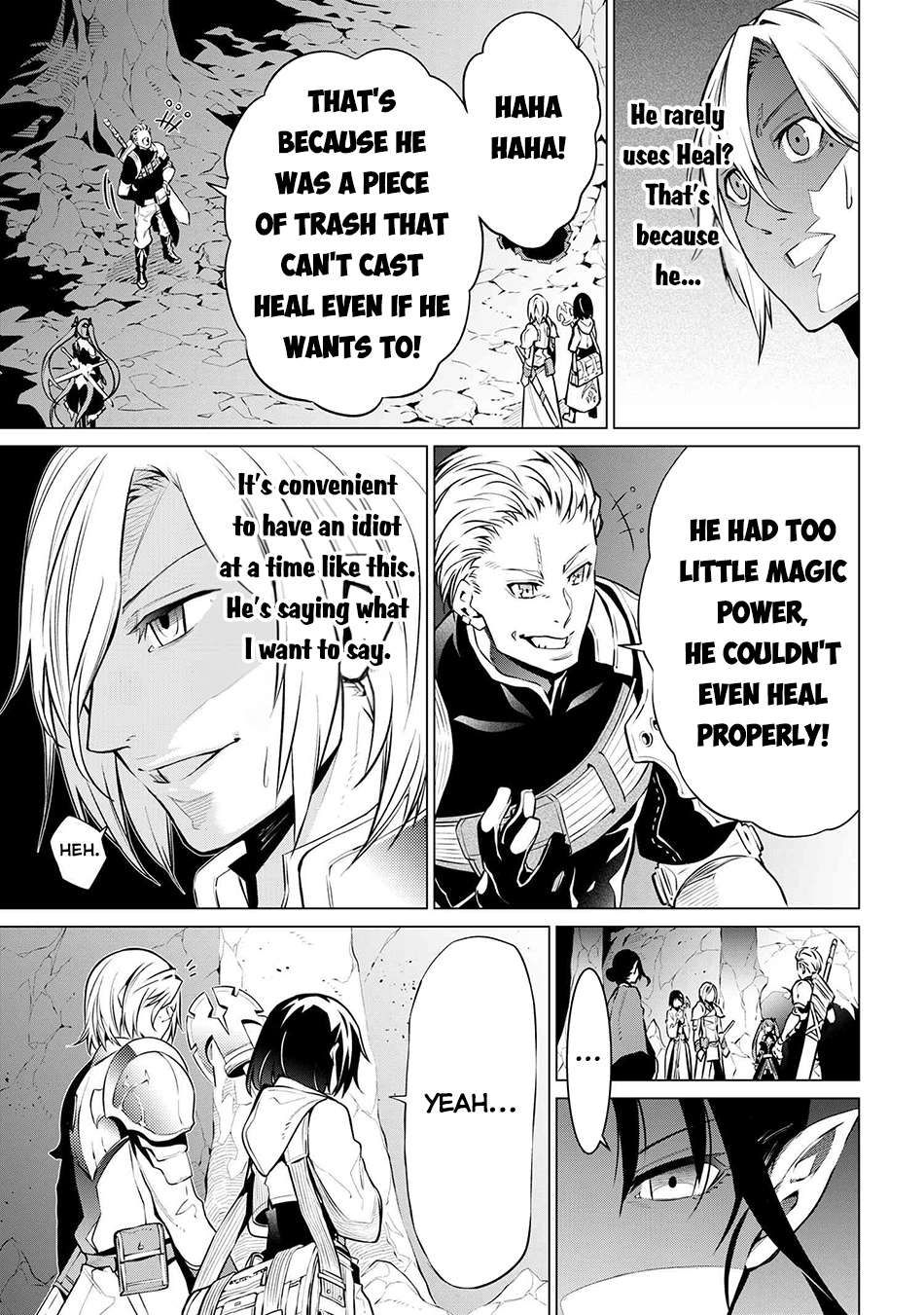 A White Mage Who Was Exiled After Being Handed A Knife In An Sss Rank Dungeon. Due To The Curse Of Yggdrasil, He Overcame His Weak Point, Lack Of Magical Power, And Became The Strongest In The World. chapter 6.2 page 11