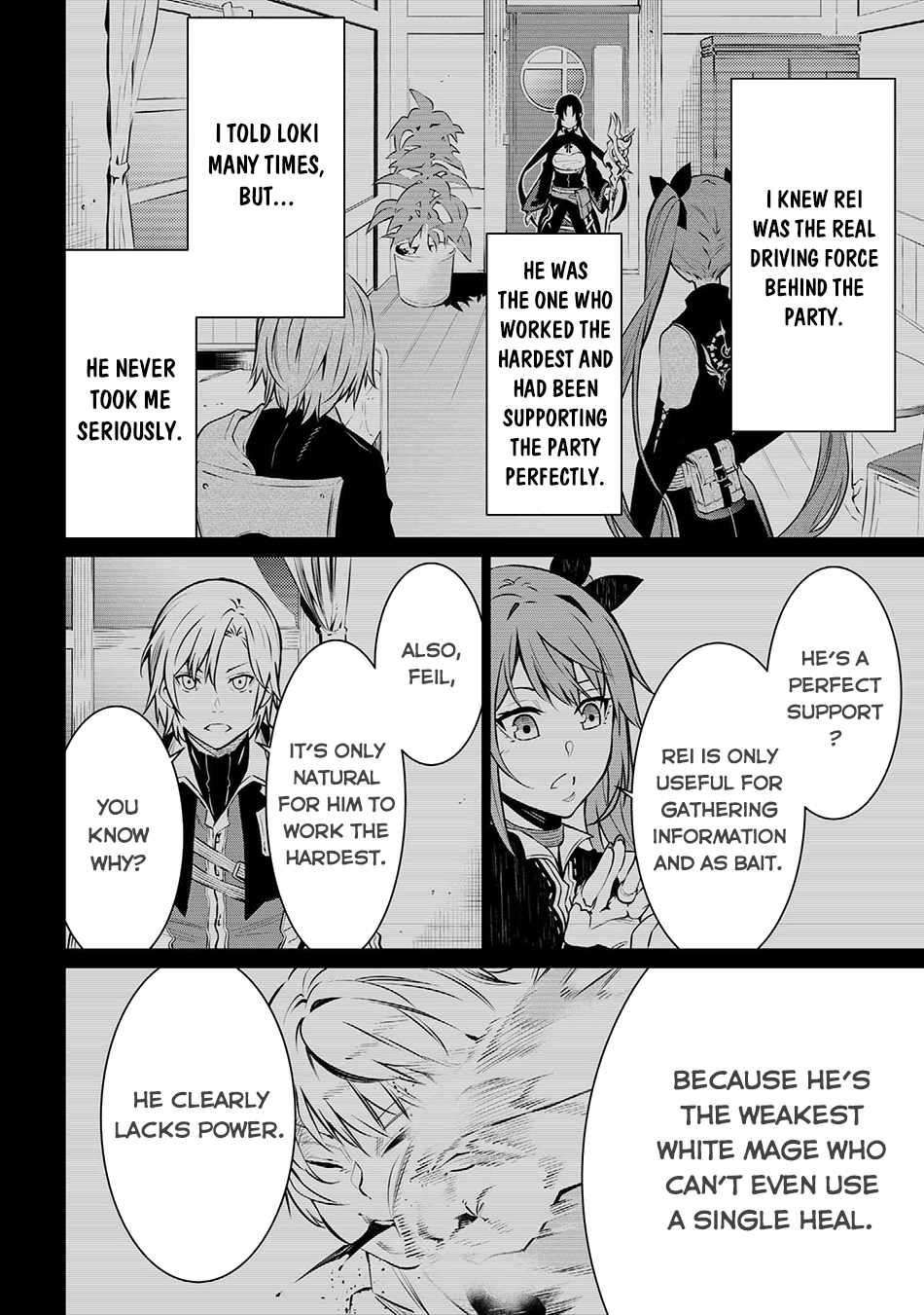 A White Mage Who Was Exiled After Being Handed A Knife In An Sss Rank Dungeon. Due To The Curse Of Yggdrasil, He Overcame His Weak Point, Lack Of Magical Power, And Became The Strongest In The World. chapter 7.1 page 5