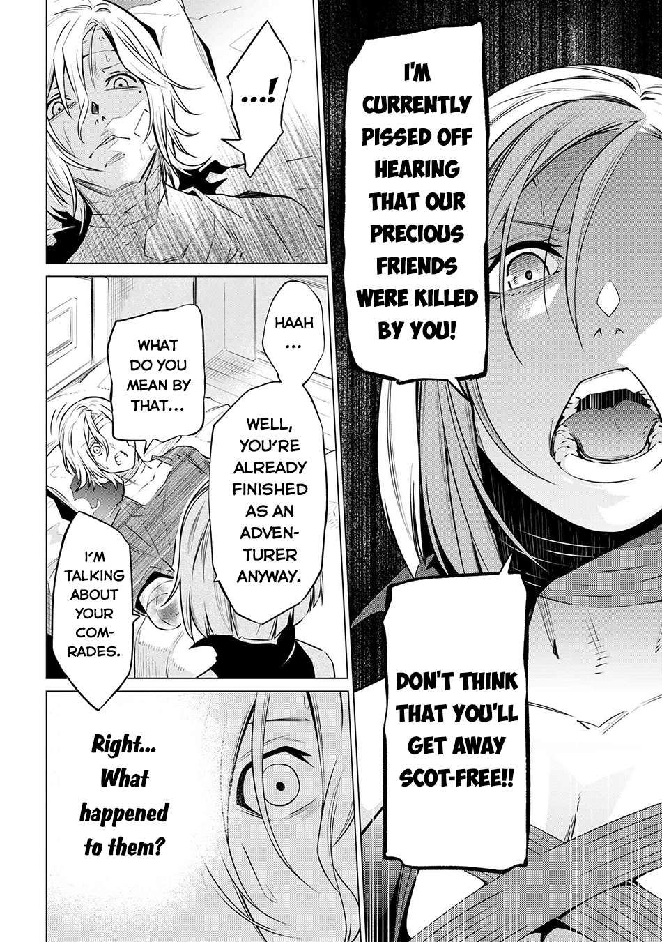 A White Mage Who Was Exiled After Being Handed A Knife In An Sss Rank Dungeon. Due To The Curse Of Yggdrasil, He Overcame His Weak Point, Lack Of Magical Power, And Became The Strongest In The World. chapter 7.2 page 24