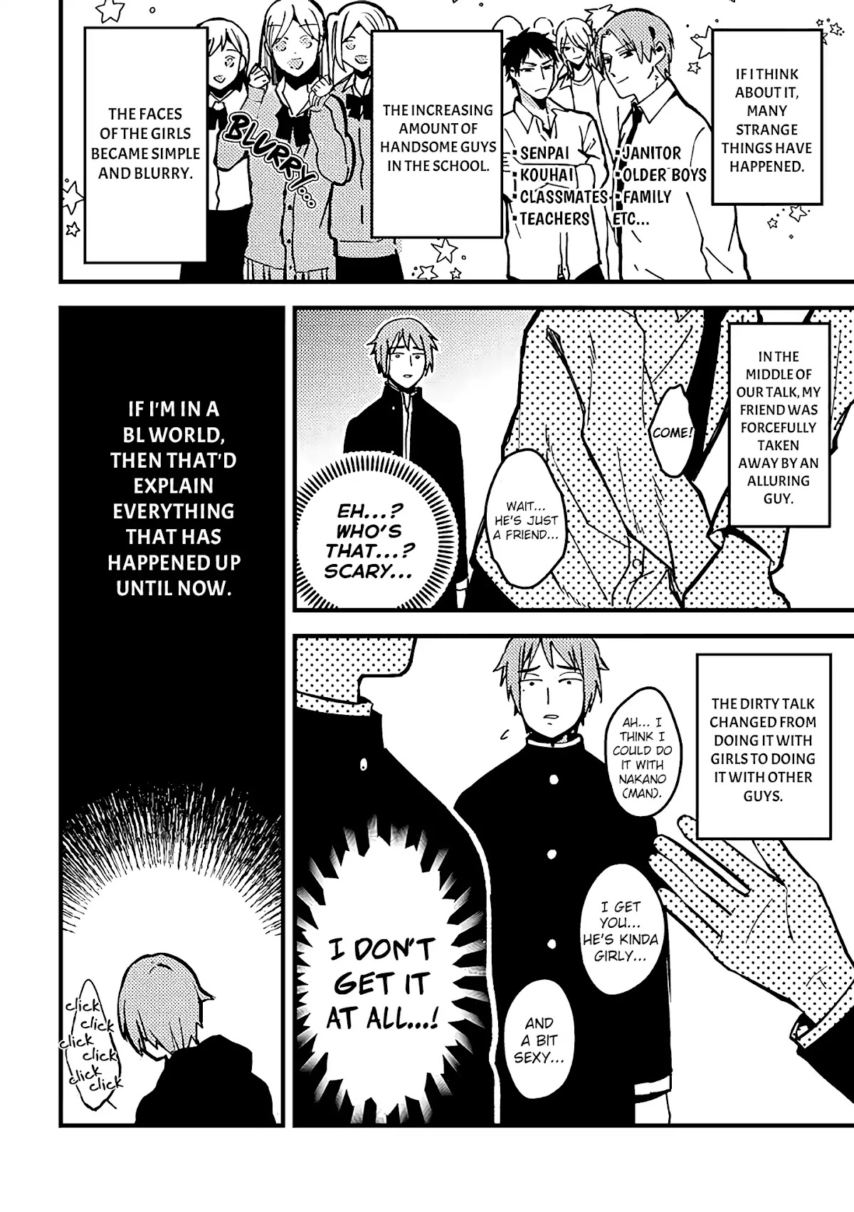 A World Where Everything Definitely Becomes BL vs. The Man Who Definitely Doesn't Want To Be In A BL chapter 1 page 3