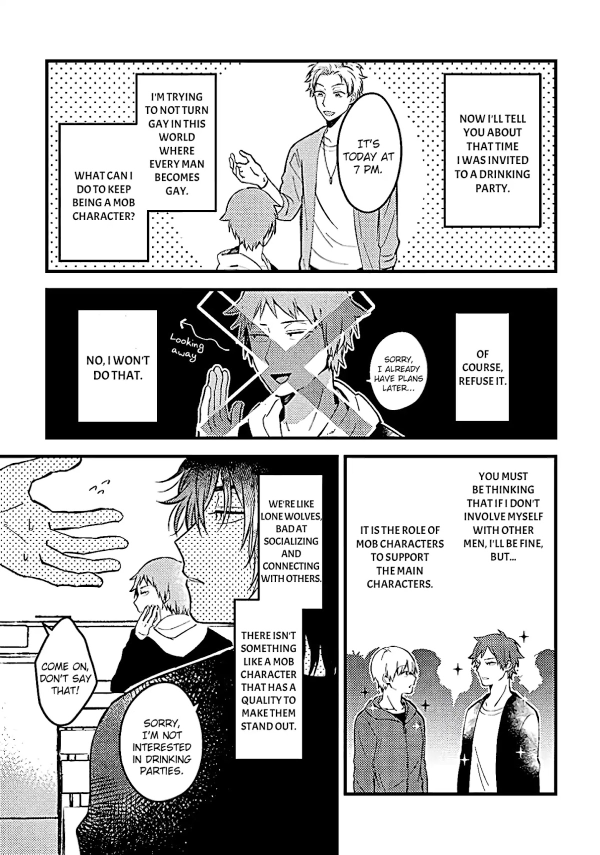 A World Where Everything Definitely Becomes BL vs. The Man Who Definitely Doesn't Want To Be In A BL chapter 13 page 2