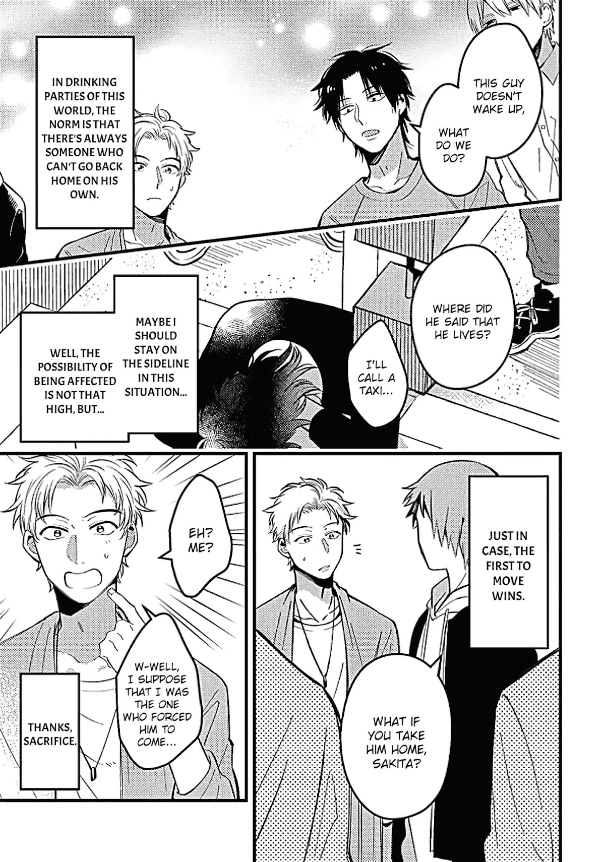 A World Where Everything Definitely Becomes BL vs. The Man Who Definitely Doesn't Want To Be In A BL chapter 13 page 4