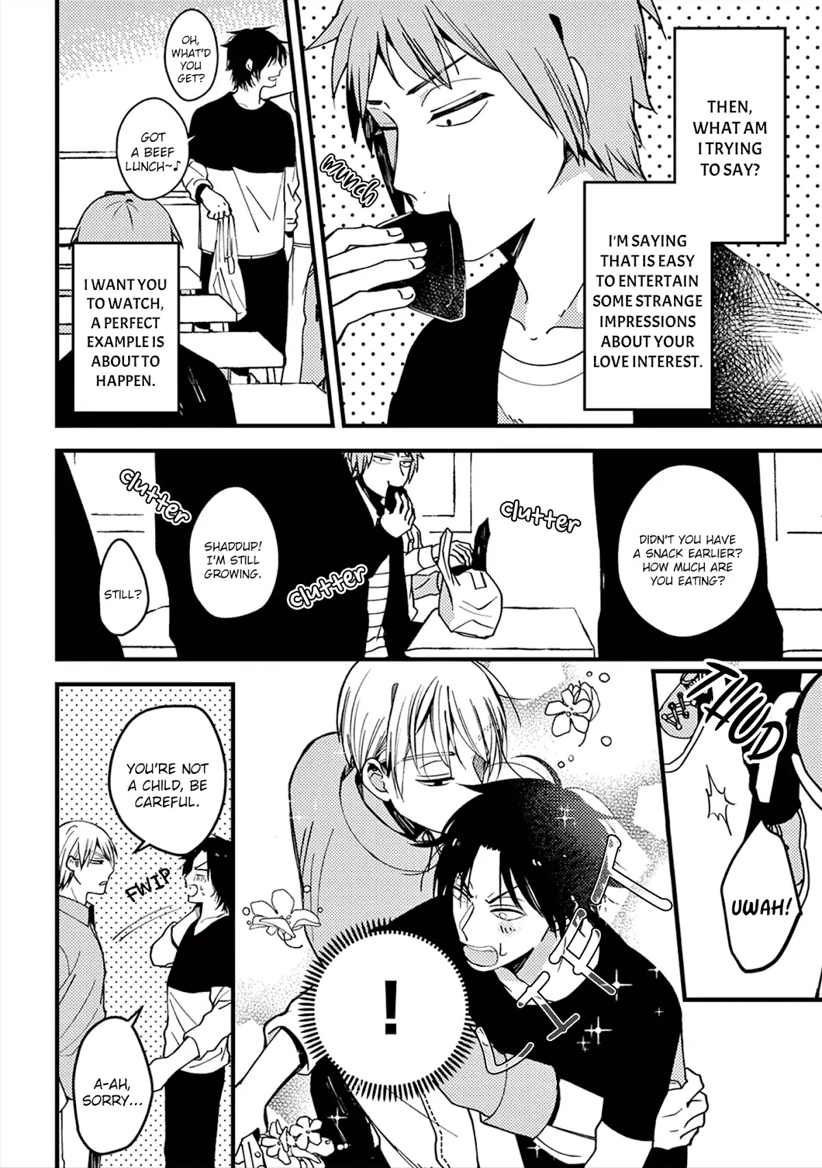 A World Where Everything Definitely Becomes BL vs. The Man Who Definitely Doesn't Want To Be In A BL chapter 3 page 4