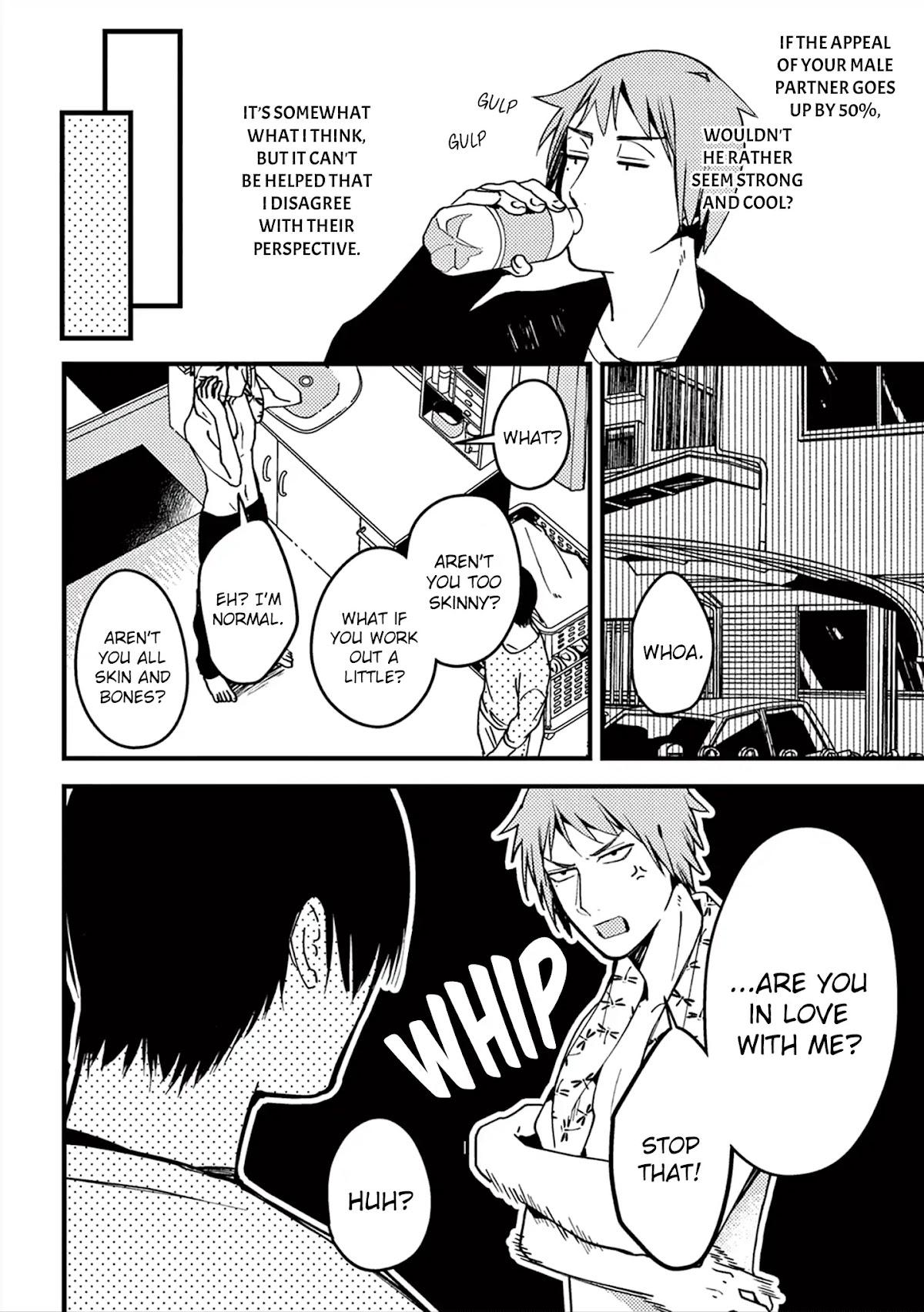 A World Where Everything Definitely Becomes BL vs. The Man Who Definitely Doesn't Want To Be In A BL chapter 3 page 6