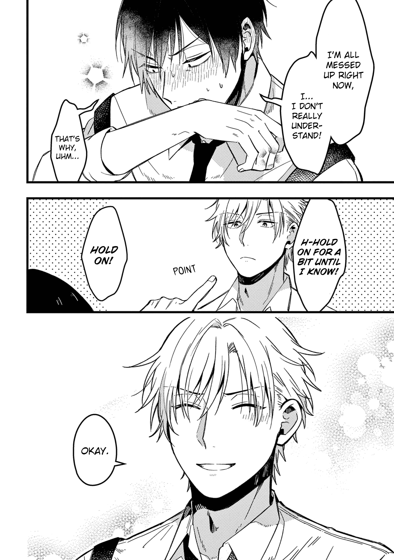 A World Where Everything Definitely Becomes BL vs. The Man Who Definitely Doesn't Want To Be In A BL chapter 35.5 page 11