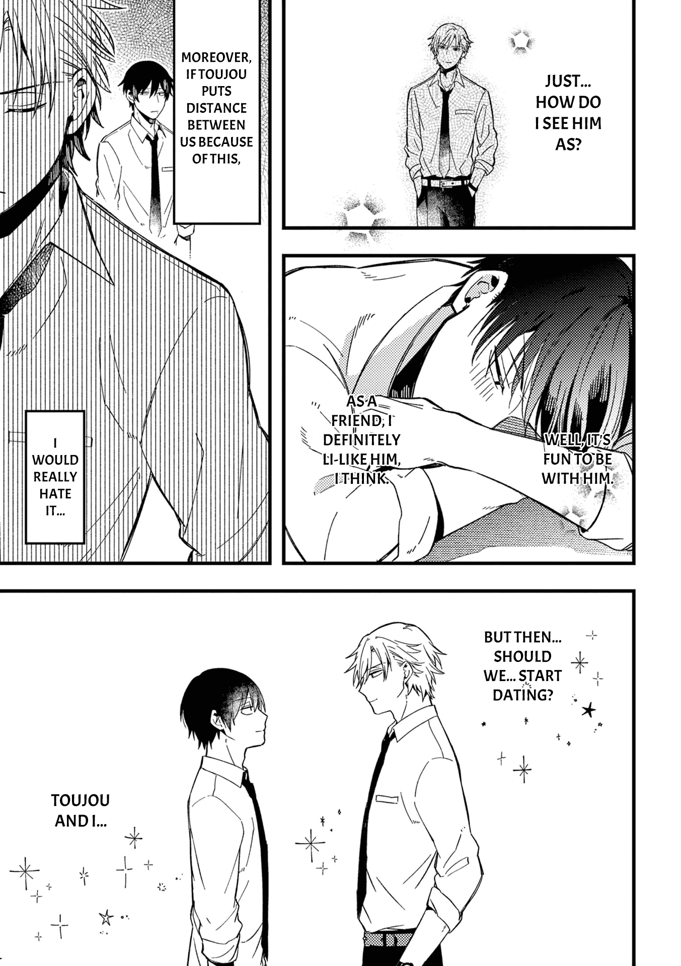 A World Where Everything Definitely Becomes BL vs. The Man Who Definitely Doesn't Want To Be In A BL chapter 35.5 page 4