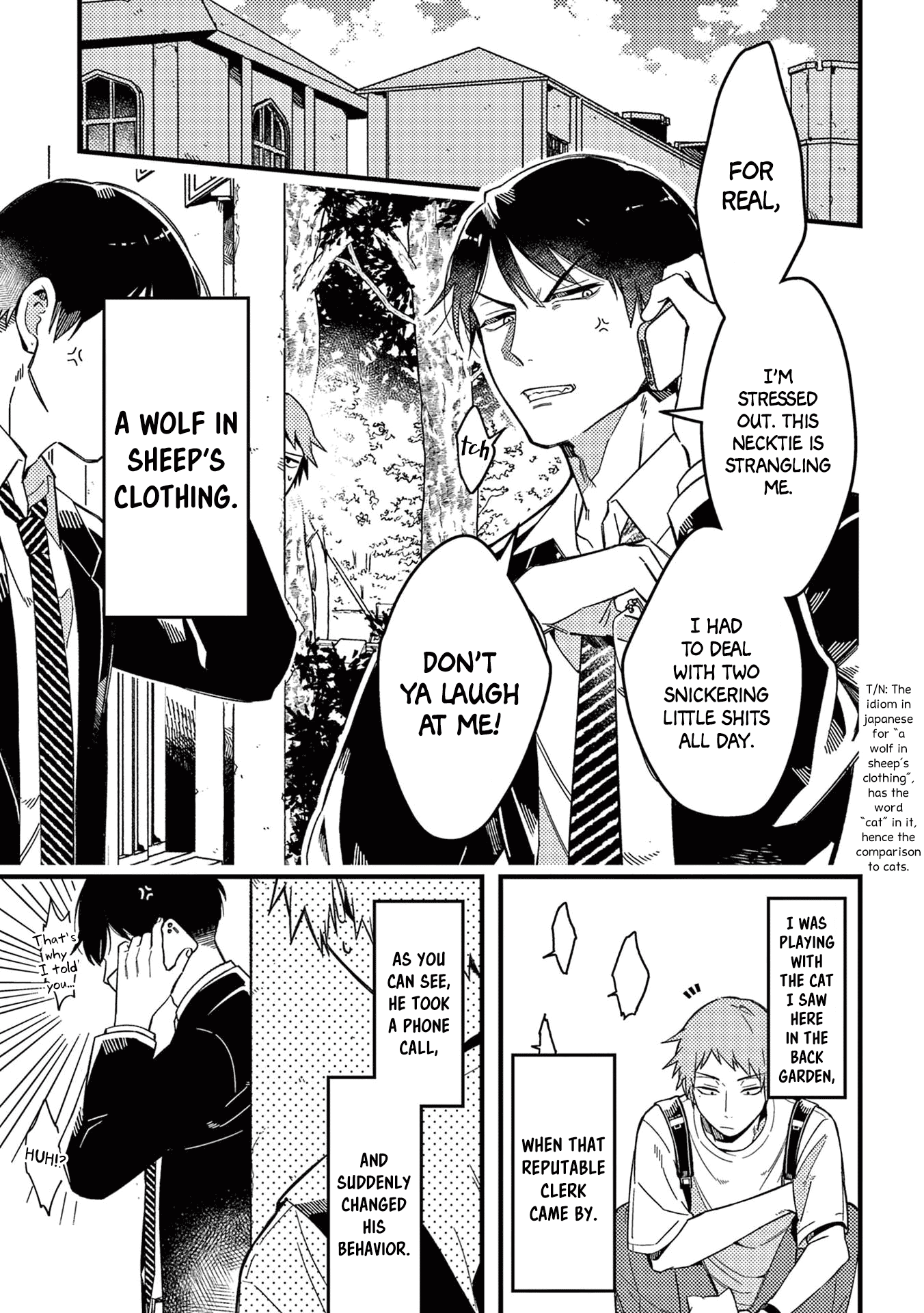 A World Where Everything Definitely Becomes BL vs. The Man Who Definitely Doesn't Want To Be In A BL chapter 39 page 4