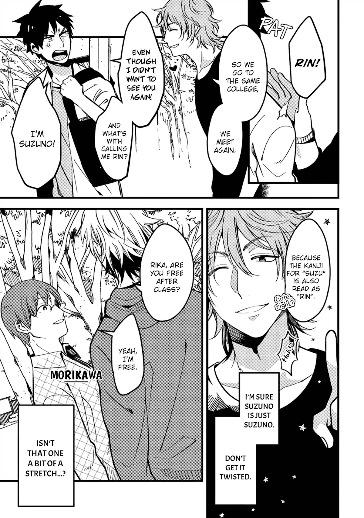 A World Where Everything Definitely Becomes BL vs. The Man Who Definitely Doesn't Want To Be In A BL chapter 4 page 4