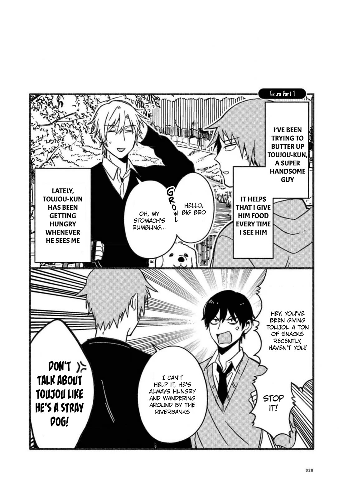 A World Where Everything Definitely Becomes BL vs. The Man Who Definitely Doesn't Want To Be In A BL chapter 55.5 page 1