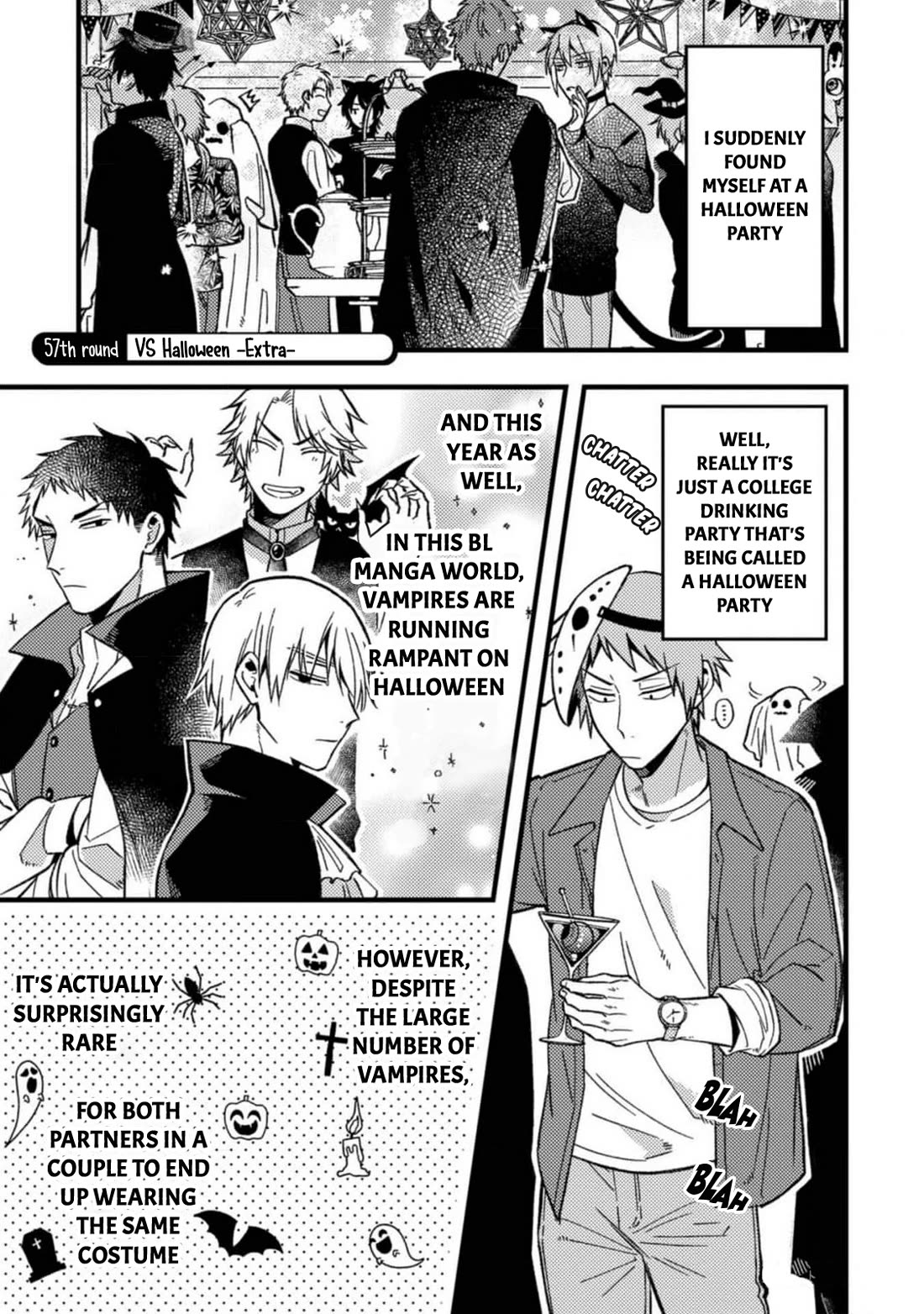 A World Where Everything Definitely Becomes BL vs. The Man Who Definitely Doesn't Want To Be In A BL chapter 57 page 1