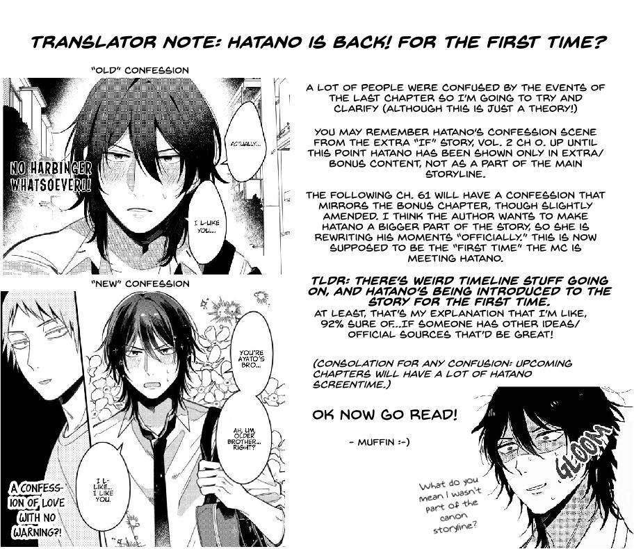 A World Where Everything Definitely Becomes BL vs. The Man Who Definitely Doesn't Want To Be In A BL chapter 61 page 1