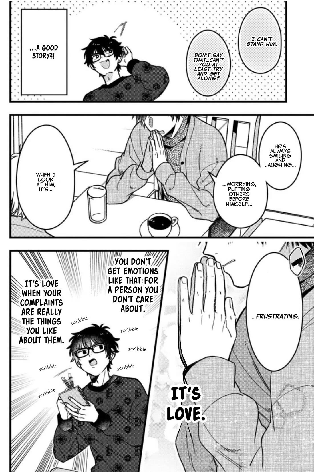 A World Where Everything Definitely Becomes BL vs. The Man Who Definitely Doesn't Want To Be In A BL chapter 64 page 2