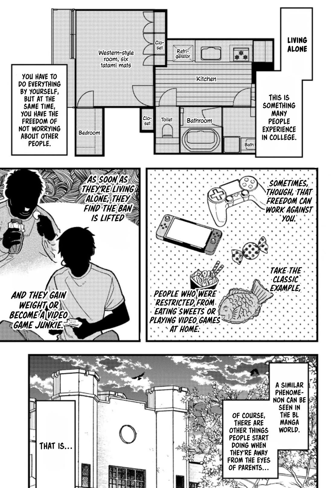 A World Where Everything Definitely Becomes BL vs. The Man Who Definitely Doesn't Want To Be In A BL chapter 68 page 1