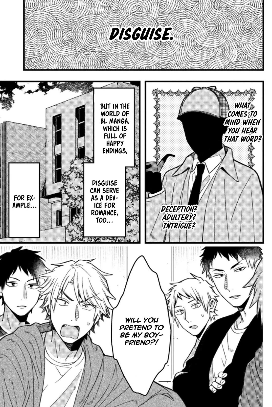 A World Where Everything Definitely Becomes BL vs. The Man Who Definitely Doesn't Want To Be In A BL chapter 70 page 1