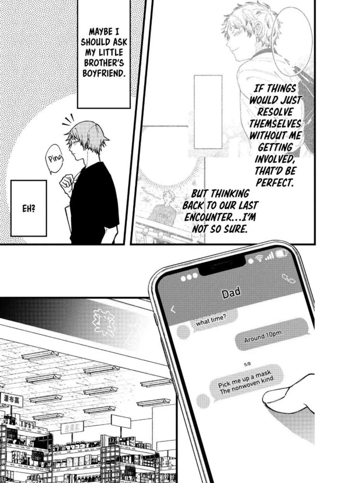 A World Where Everything Definitely Becomes BL vs. The Man Who Definitely Doesn't Want To Be In A BL chapter 92 page 3
