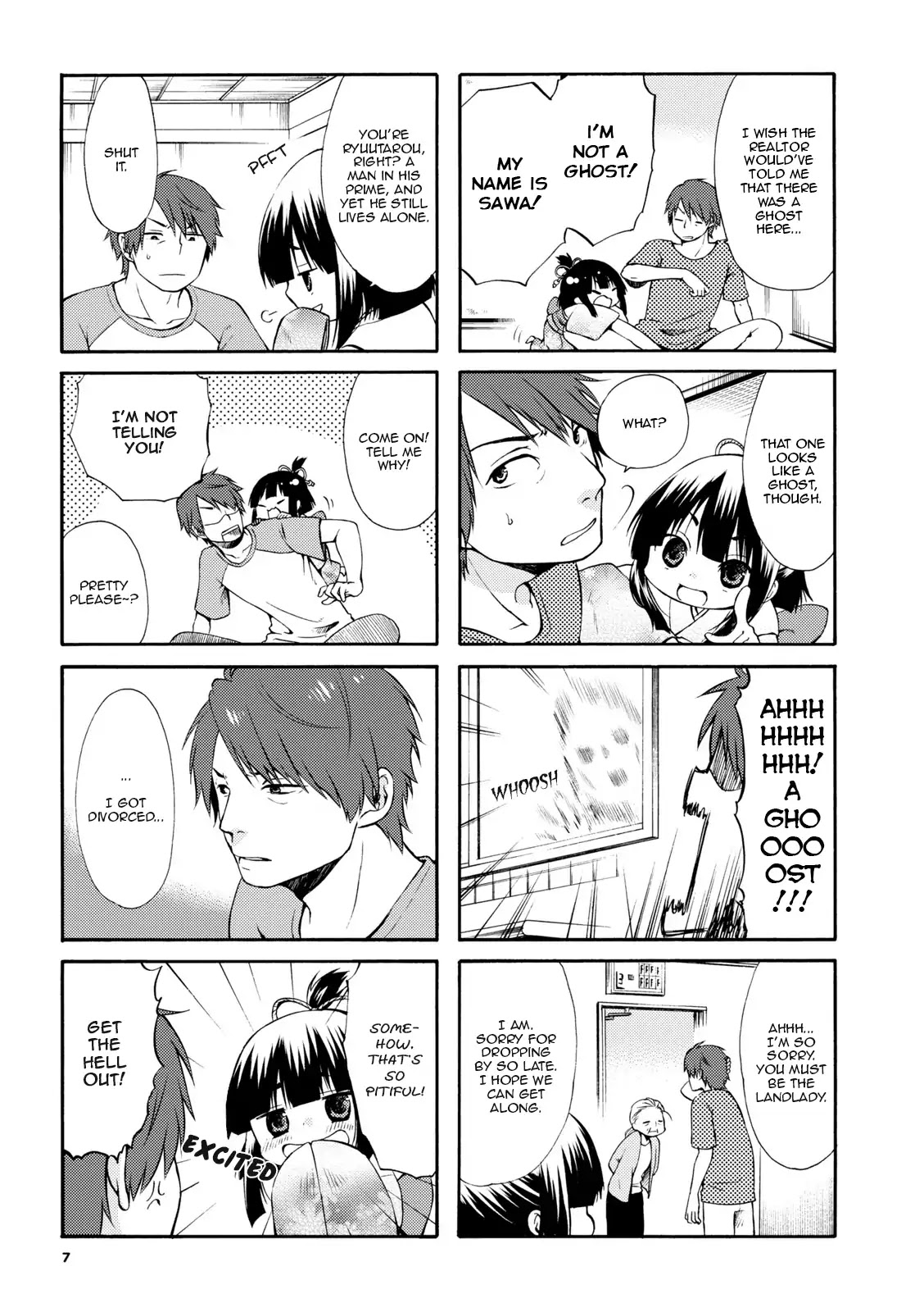 A Zashikiwarashi Lives in that Apartment chapter 1 page 7