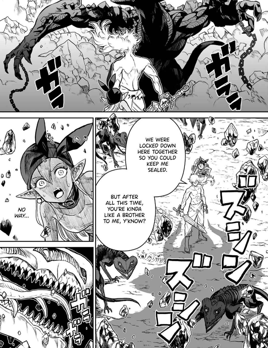 Abandoned: The Hero Who's So Strong He Breaks Every Weapon and the Elf Weaponsmith chapter 1 page 37