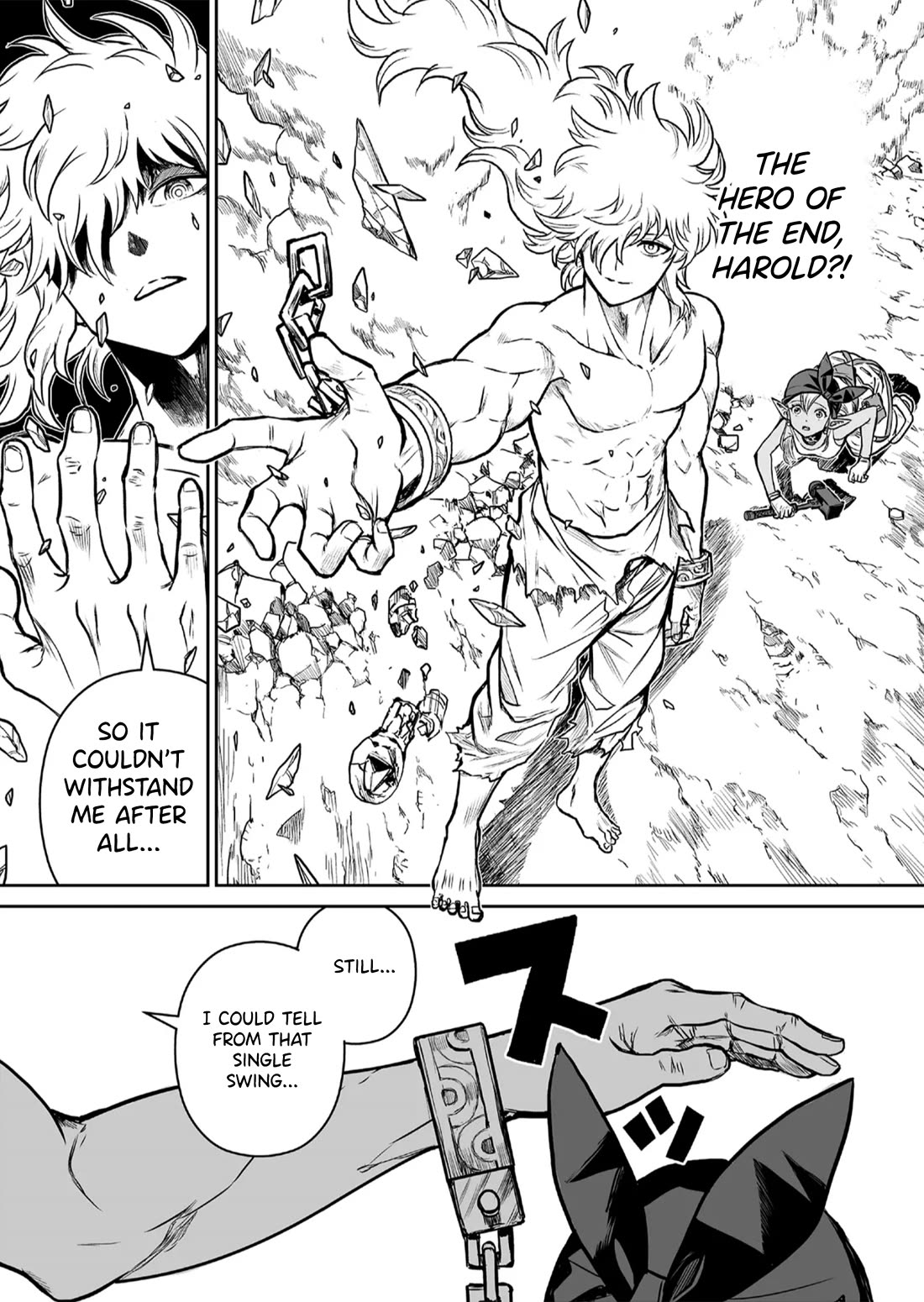 Abandoned: The Hero Who's So Strong He Breaks Every Weapon and the Elf Weaponsmith chapter 1 page 47