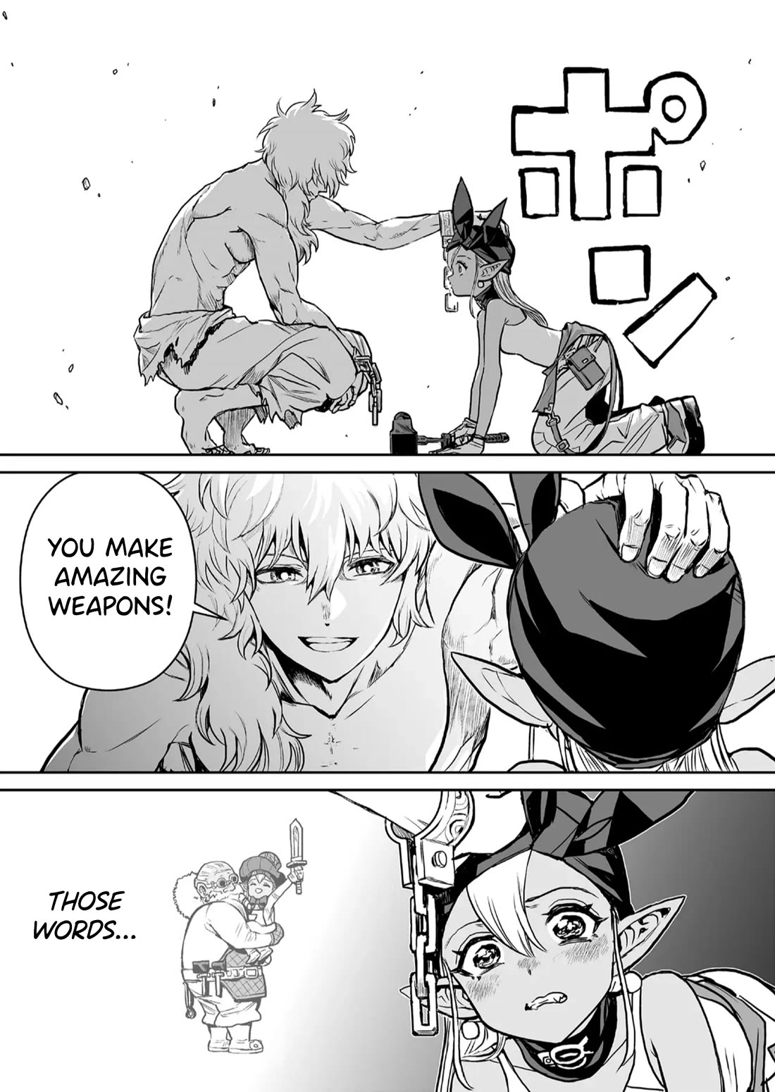 Abandoned: The Hero Who's So Strong He Breaks Every Weapon and the Elf Weaponsmith chapter 1 page 48