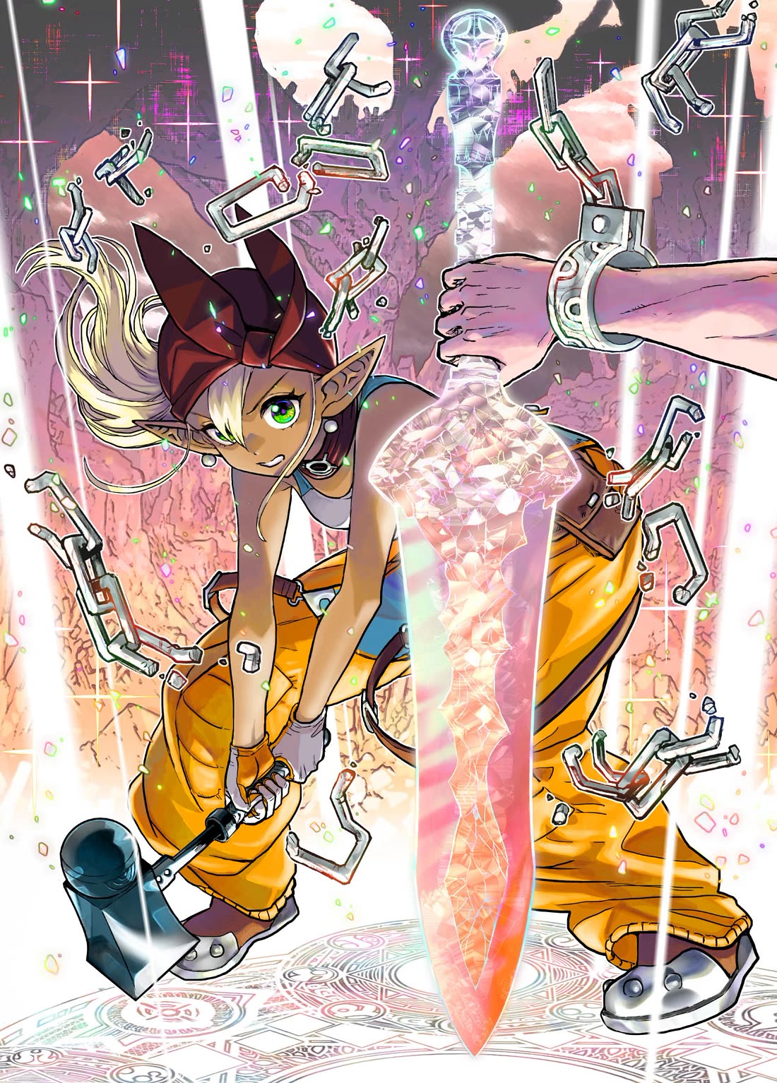 Abandoned: The Hero Who's So Strong He Breaks Every Weapon and the Elf Weaponsmith chapter 1 page 53