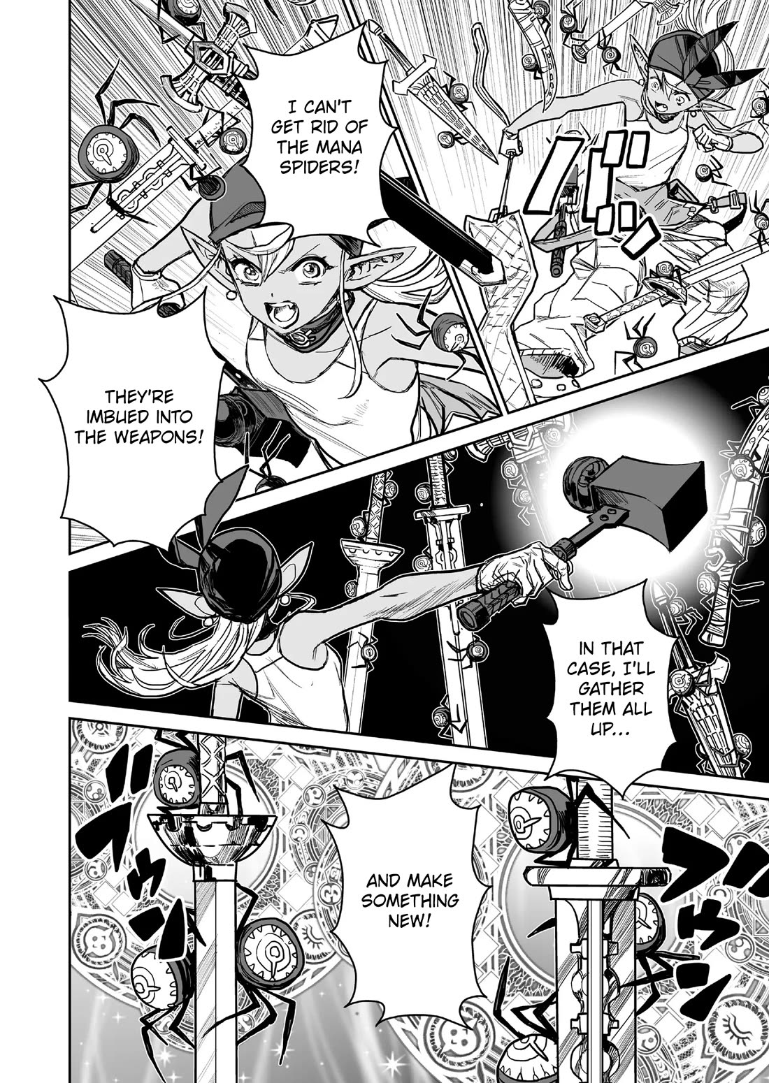 Abandoned: The Hero Who's So Strong He Breaks Every Weapon and the Elf Weaponsmith chapter 12 page 14