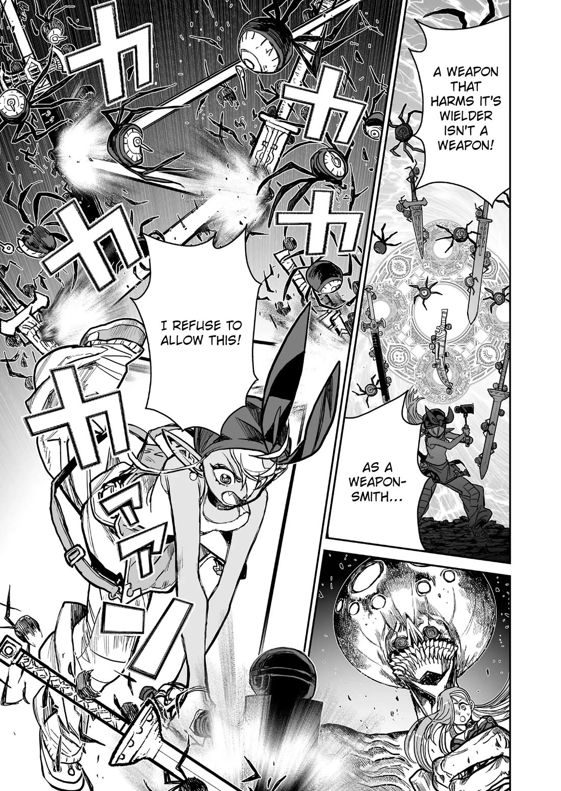 Abandoned: The Hero Who's So Strong He Breaks Every Weapon and the Elf Weaponsmith chapter 12 page 15