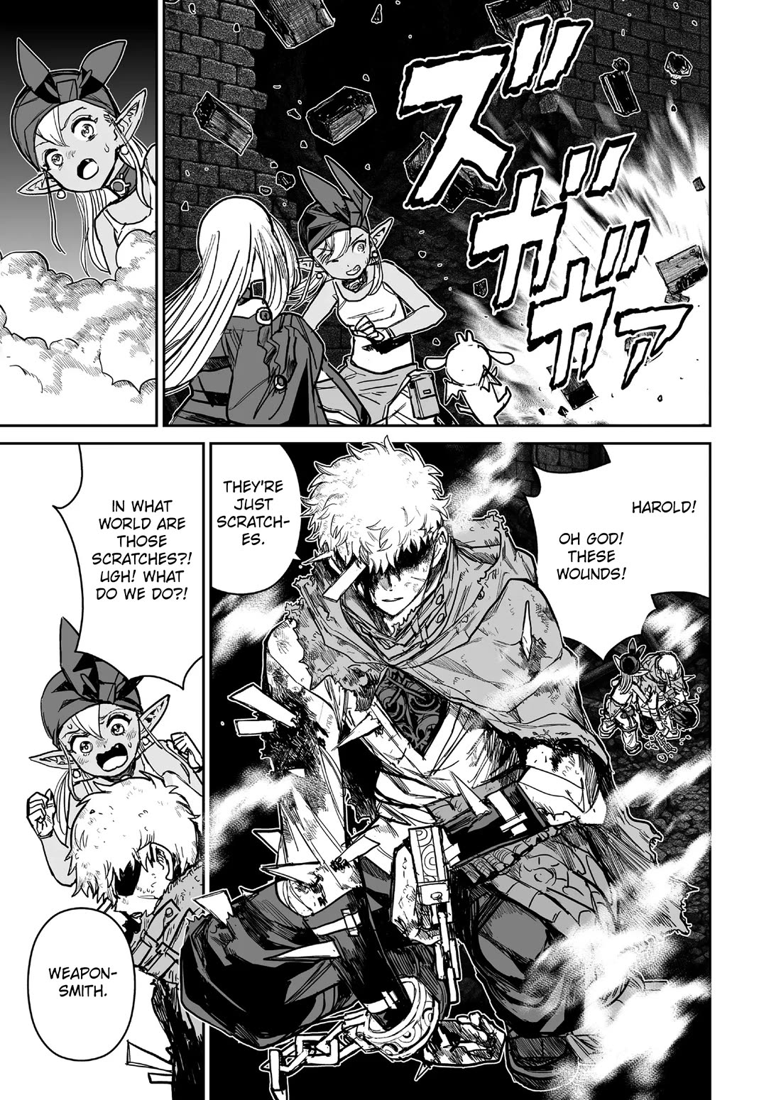 Abandoned: The Hero Who's So Strong He Breaks Every Weapon and the Elf Weaponsmith chapter 12 page 7