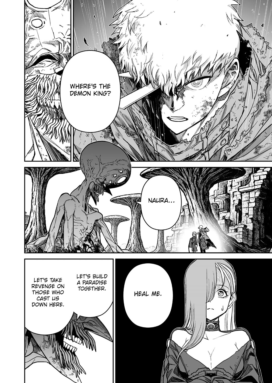 Abandoned: The Hero Who's So Strong He Breaks Every Weapon and the Elf Weaponsmith chapter 13 page 10