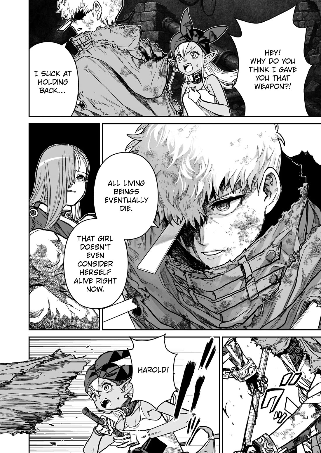 Abandoned: The Hero Who's So Strong He Breaks Every Weapon and the Elf Weaponsmith chapter 13 page 4