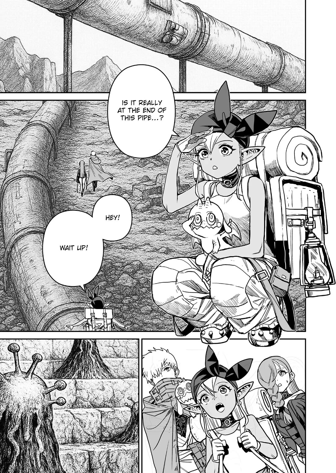 Abandoned: The Hero Who's So Strong He Breaks Every Weapon and the Elf Weaponsmith chapter 14 page 1