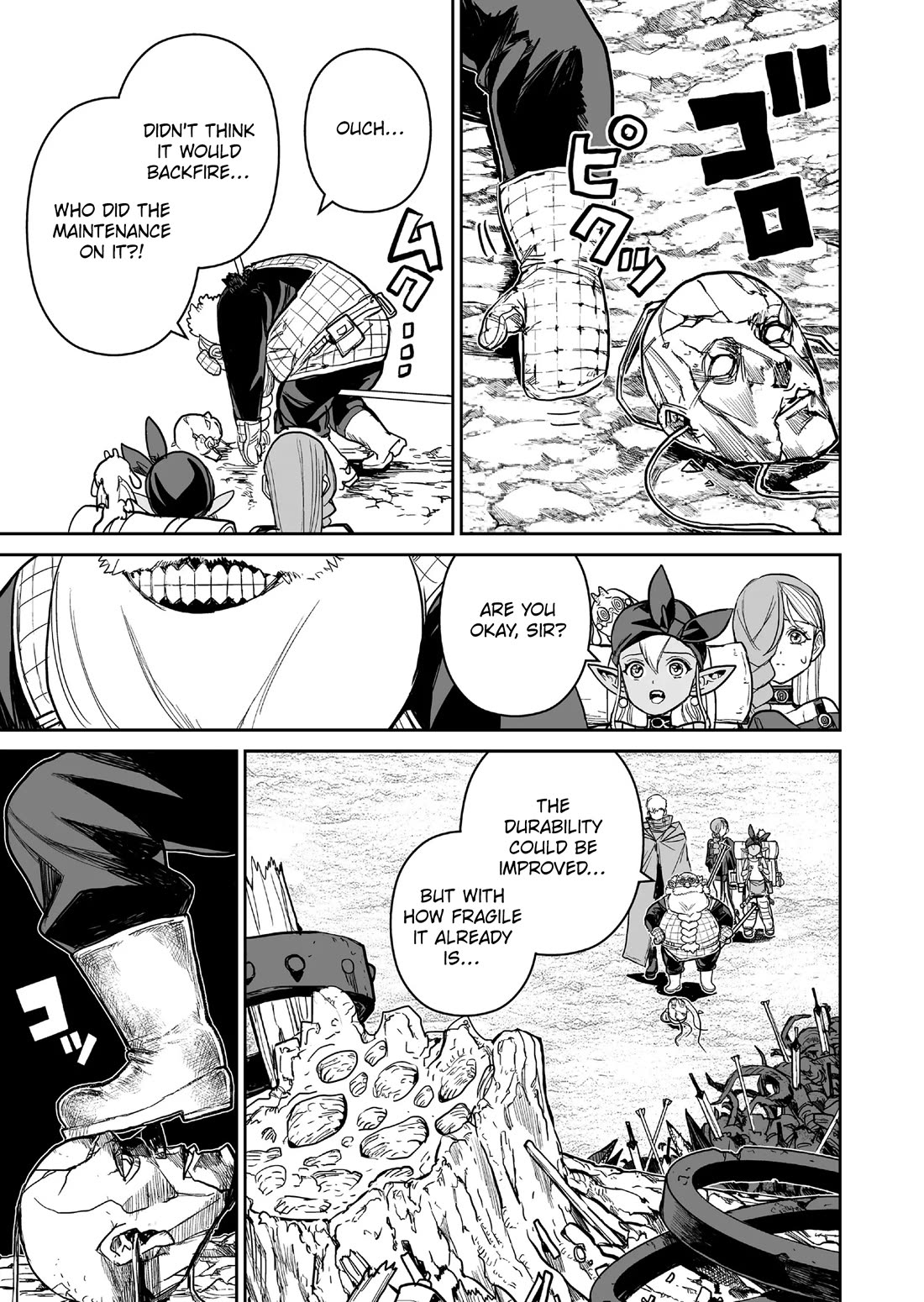 Abandoned: The Hero Who's So Strong He Breaks Every Weapon and the Elf Weaponsmith chapter 14 page 13