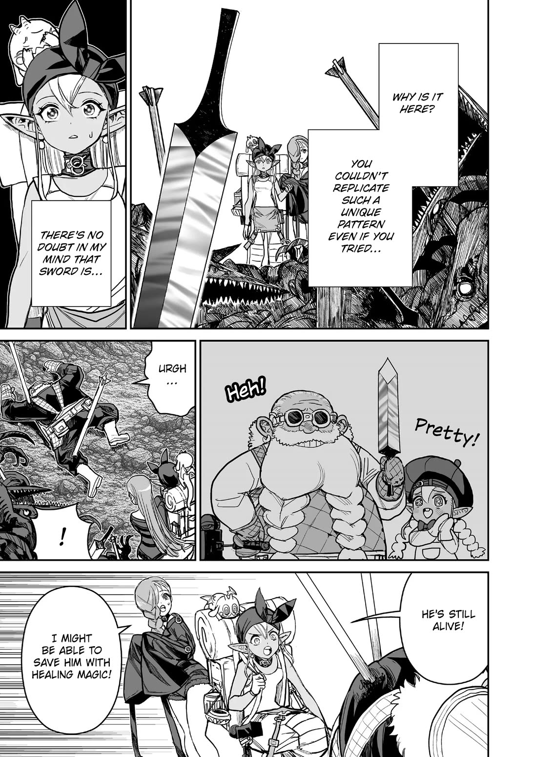 Abandoned: The Hero Who's So Strong He Breaks Every Weapon and the Elf Weaponsmith chapter 14 page 7