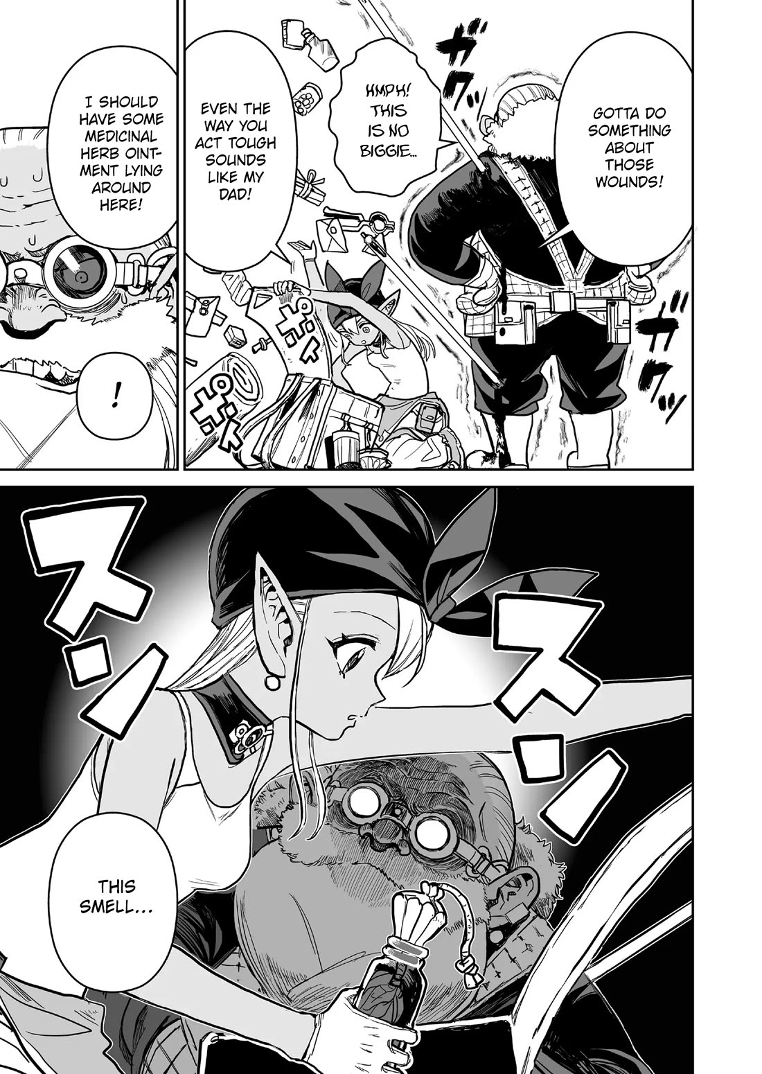 Abandoned: The Hero Who's So Strong He Breaks Every Weapon and the Elf Weaponsmith chapter 15 page 3