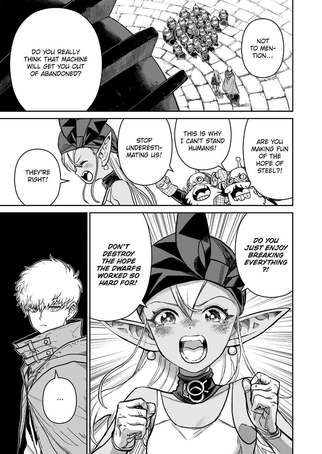 Abandoned: The Hero Who's So Strong He Breaks Every Weapon and the Elf Weaponsmith chapter 16 page 9