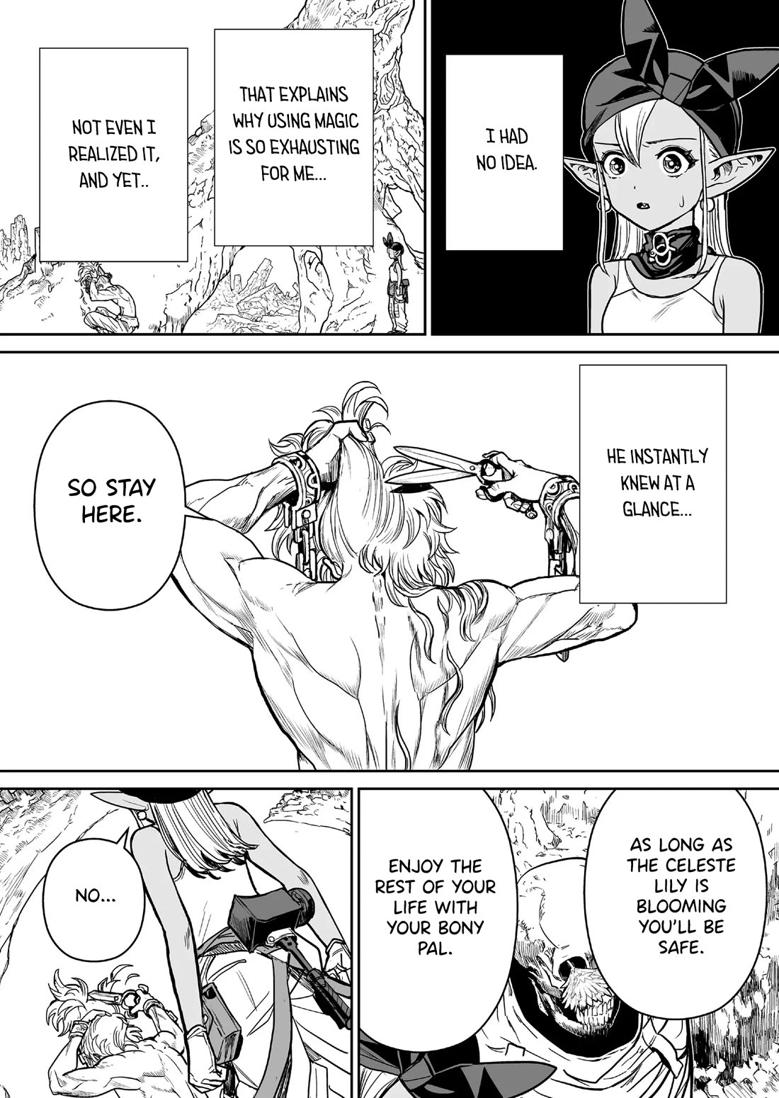 Abandoned: The Hero Who's So Strong He Breaks Every Weapon and the Elf Weaponsmith chapter 2 page 10